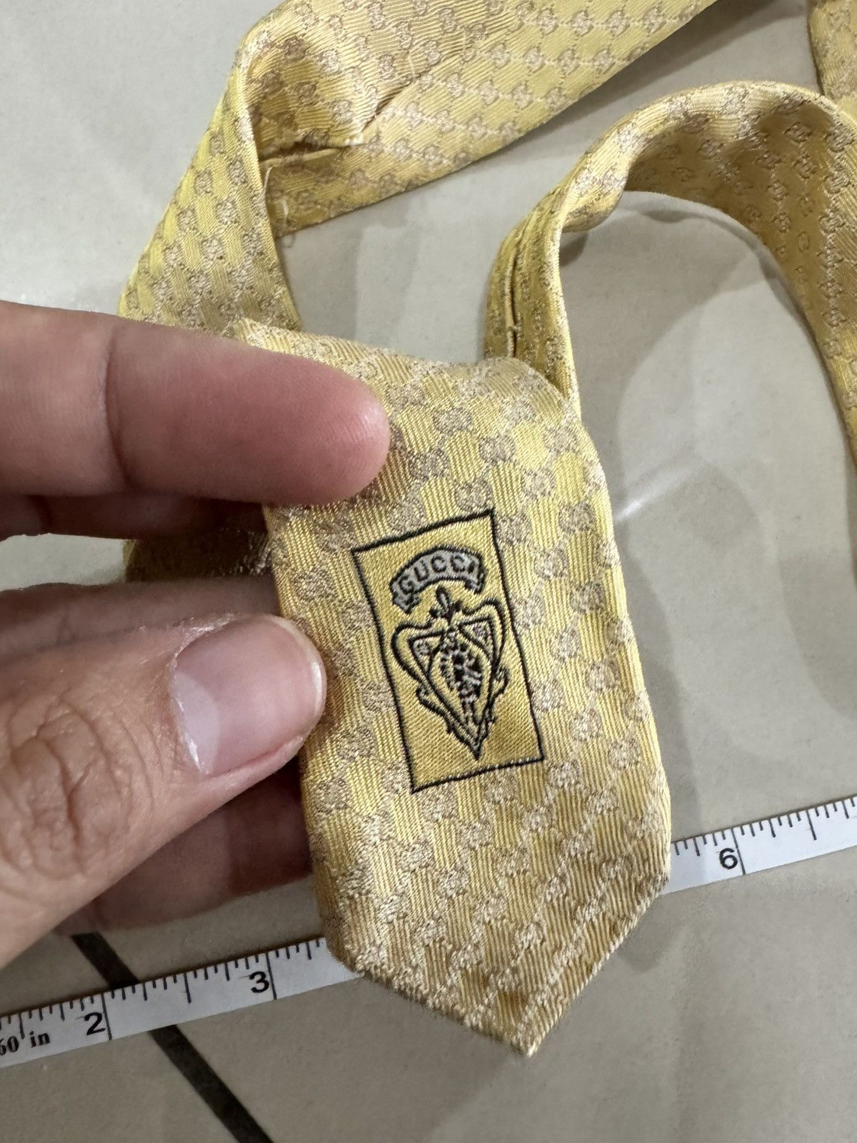 Gucci GUCCI FULL MONOGRAM NECK TIE Size ONE SIZE - 7 Thumbnail