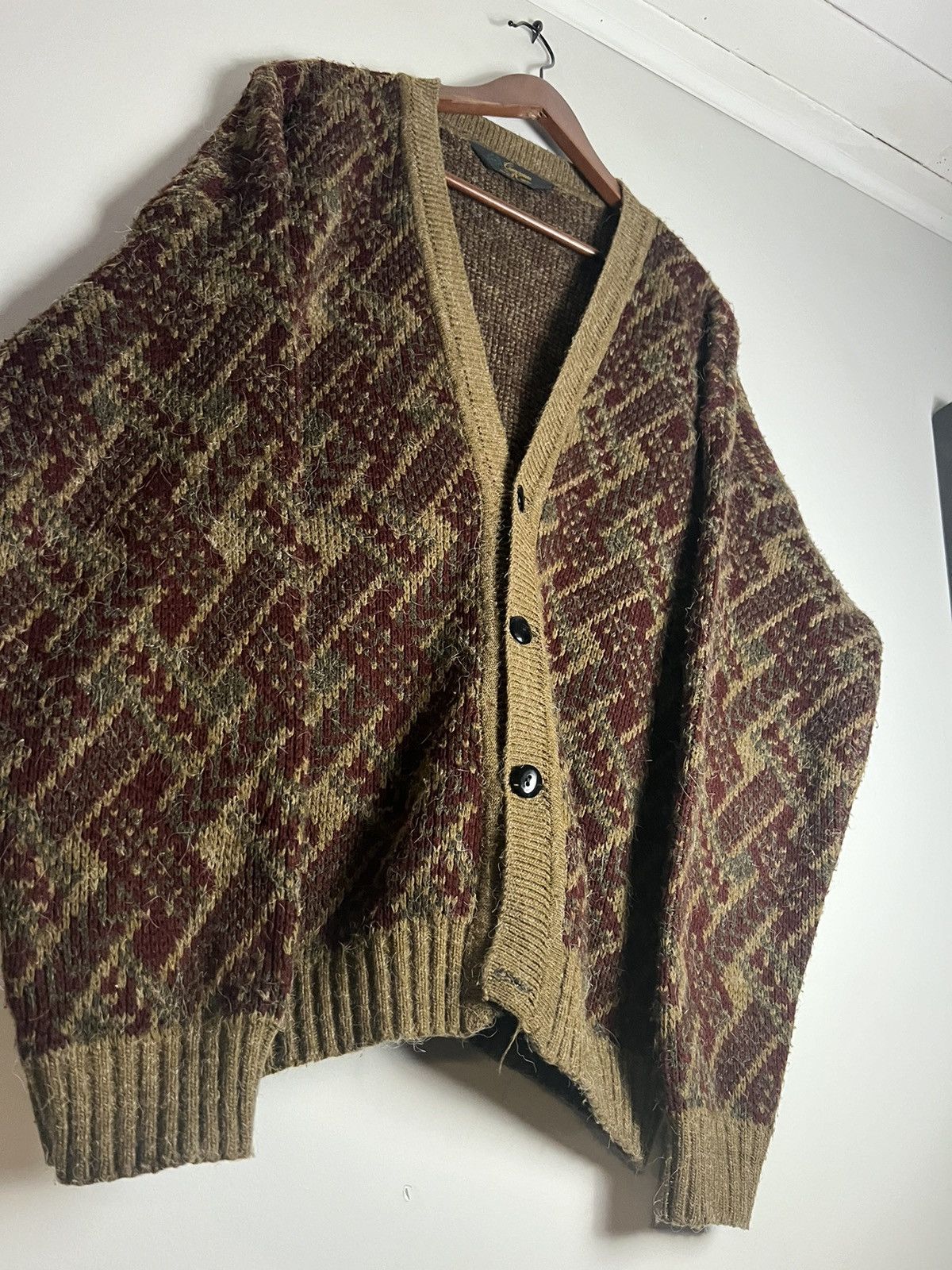 Coogi × Tundra Canada Kurt Cobain style Wool Cardigan Size US L / EU 52-54 / 3 - 2 Thumbnail