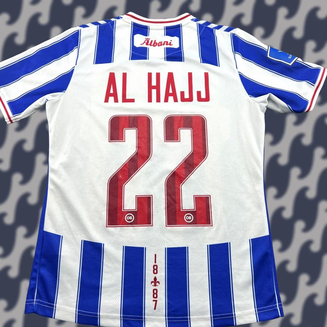 Hummel Hummel Odense 2023 2024 Home Remi Al Hajj Mens Football Jersey Small Super Liga Size US S / EU 44-46 / 1 - 1 Thumbnail