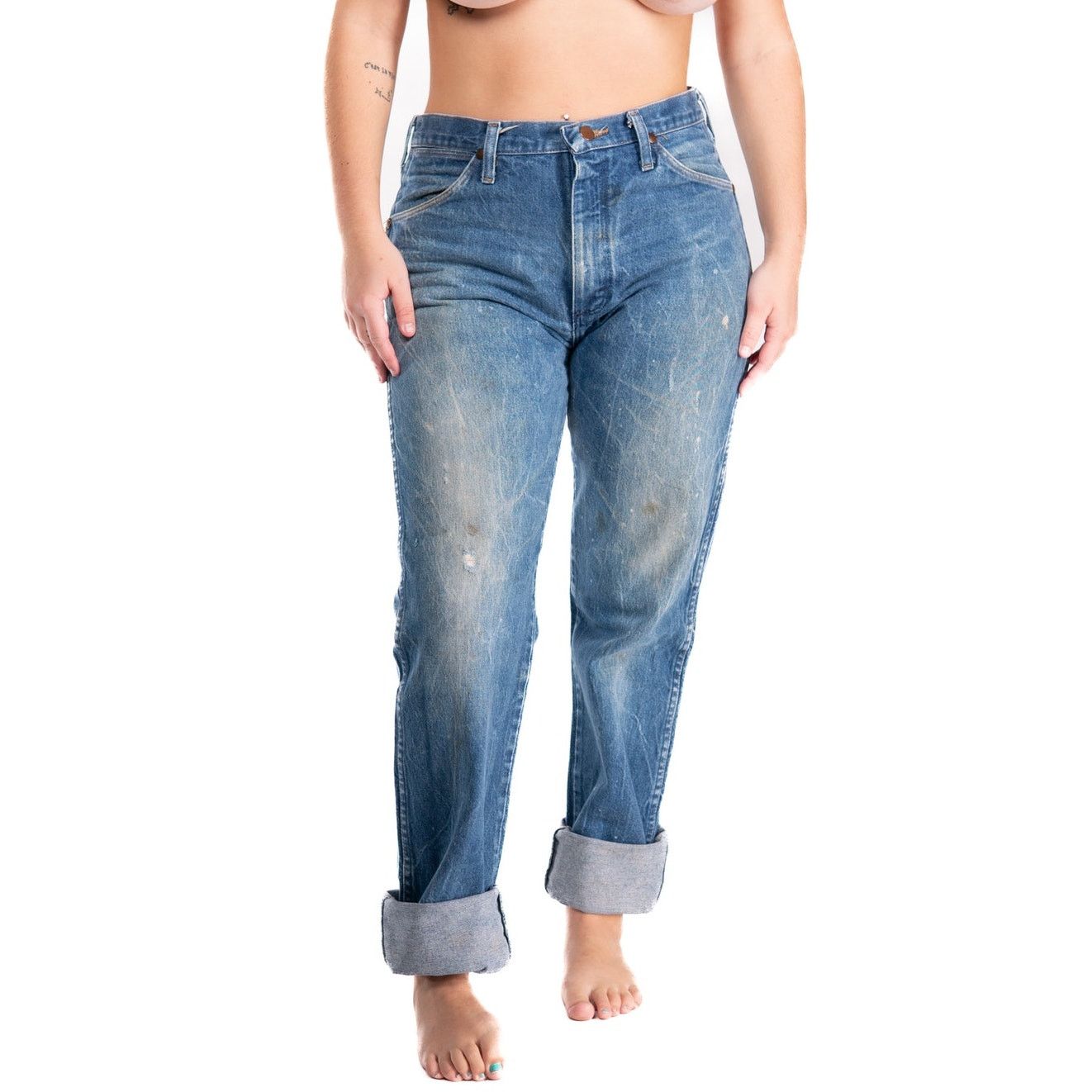 Wrangler Vintage 80s Wrangler Denim Original Cowboy Cut Jeans - USA Size US 33 - 1 Thumbnail