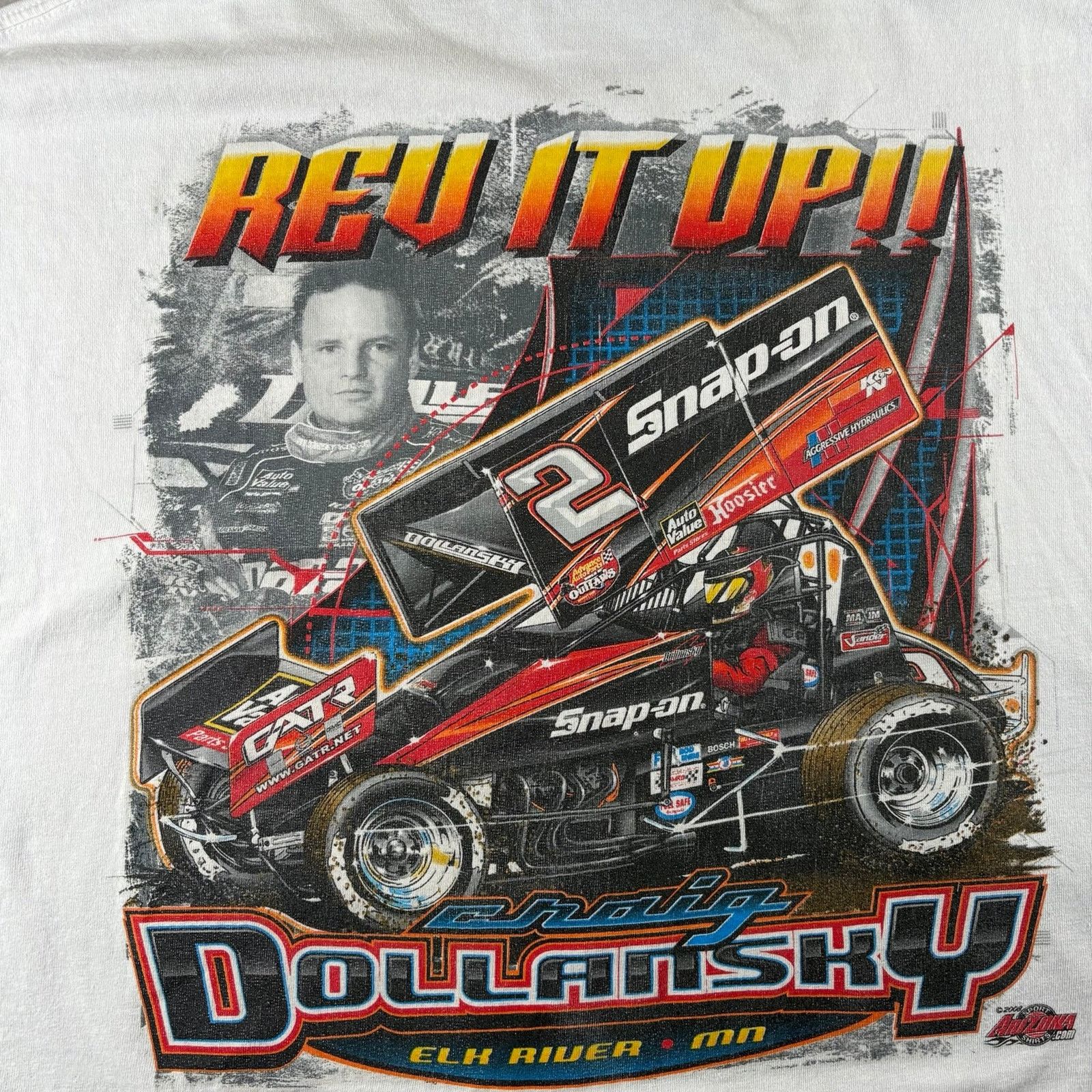 AAA Vintage NASCAR T-shirt Size US XL / EU 56 / 4 - 7 Thumbnail