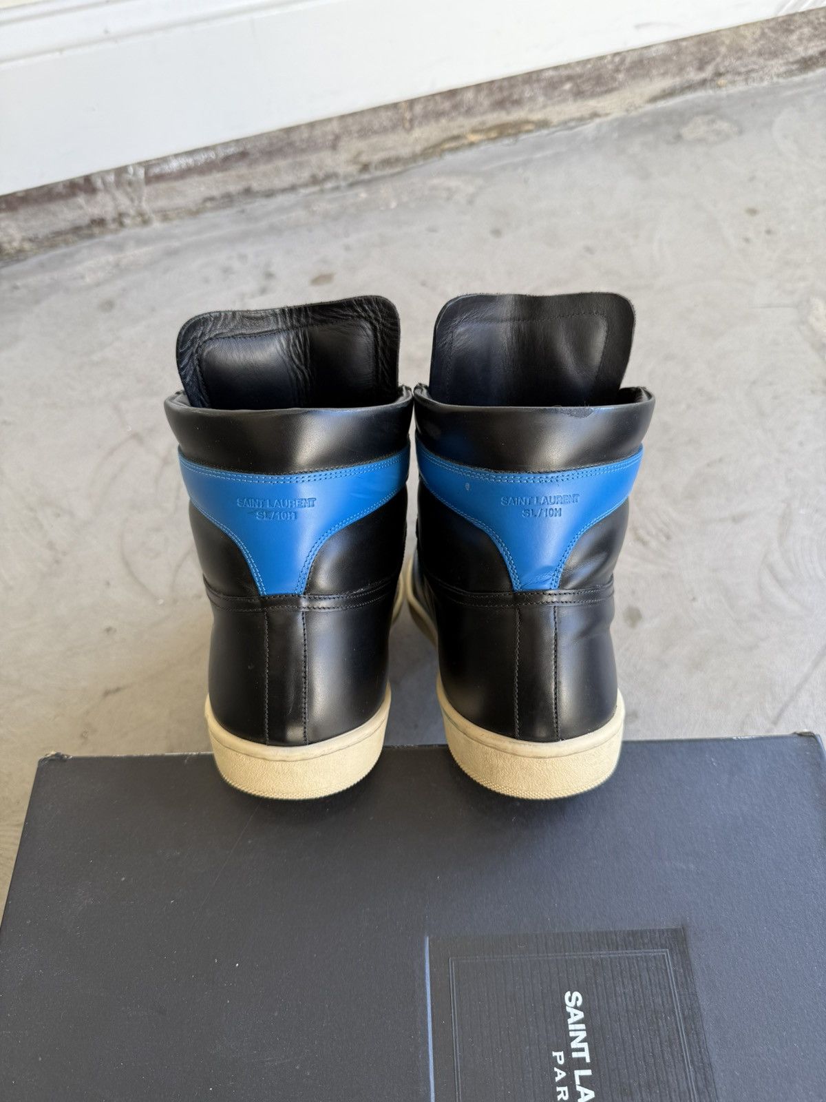 Yves Saint Laurent Saint Laurent SL-10 High Top Sneaker Sz. 41.5 Size US 8.5 / EU 41-42 - 5 Thumbnail
