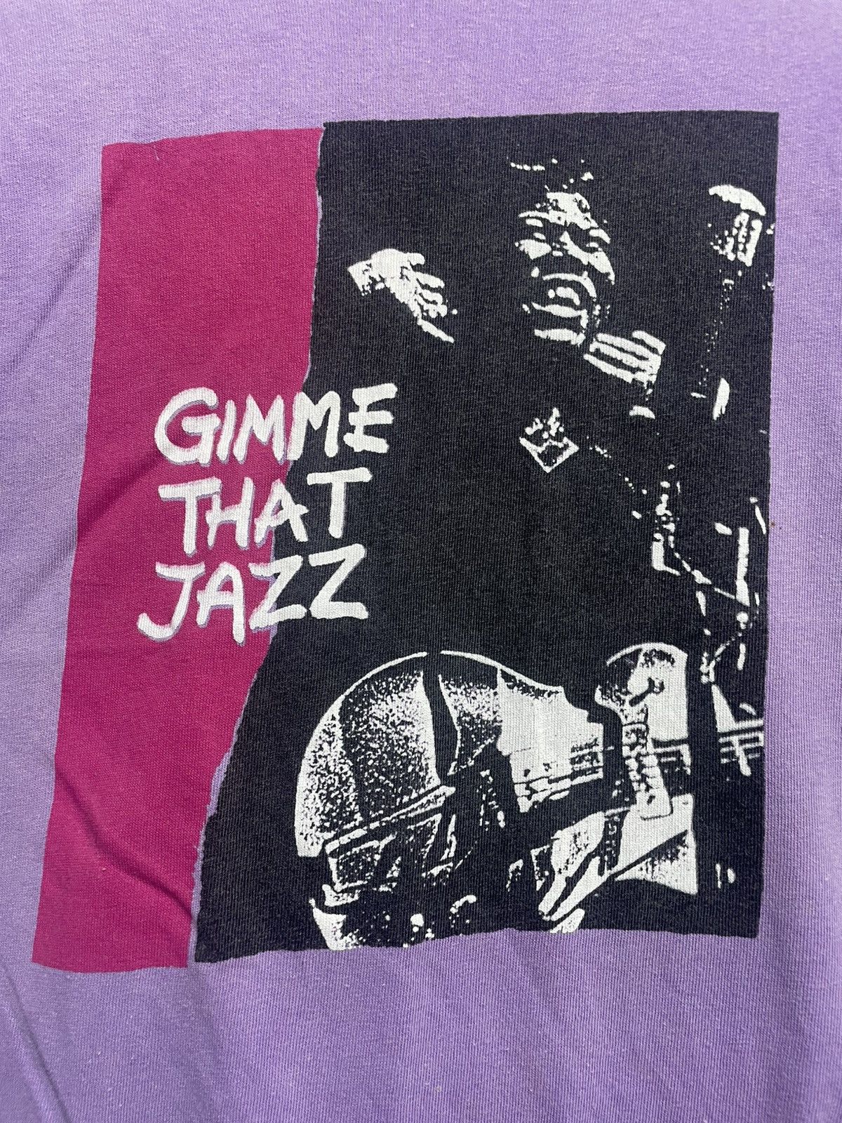 Vintage Vintage 90s Gimme That Jazz T-Shirt Size US M / EU 48-50 / 2 - 2 Thumbnail