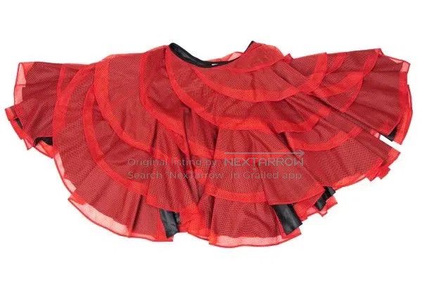 Junya Watanabe Junya Watanabe size XS Red vintage wave design sense half Size 23" - 2 Thumbnail