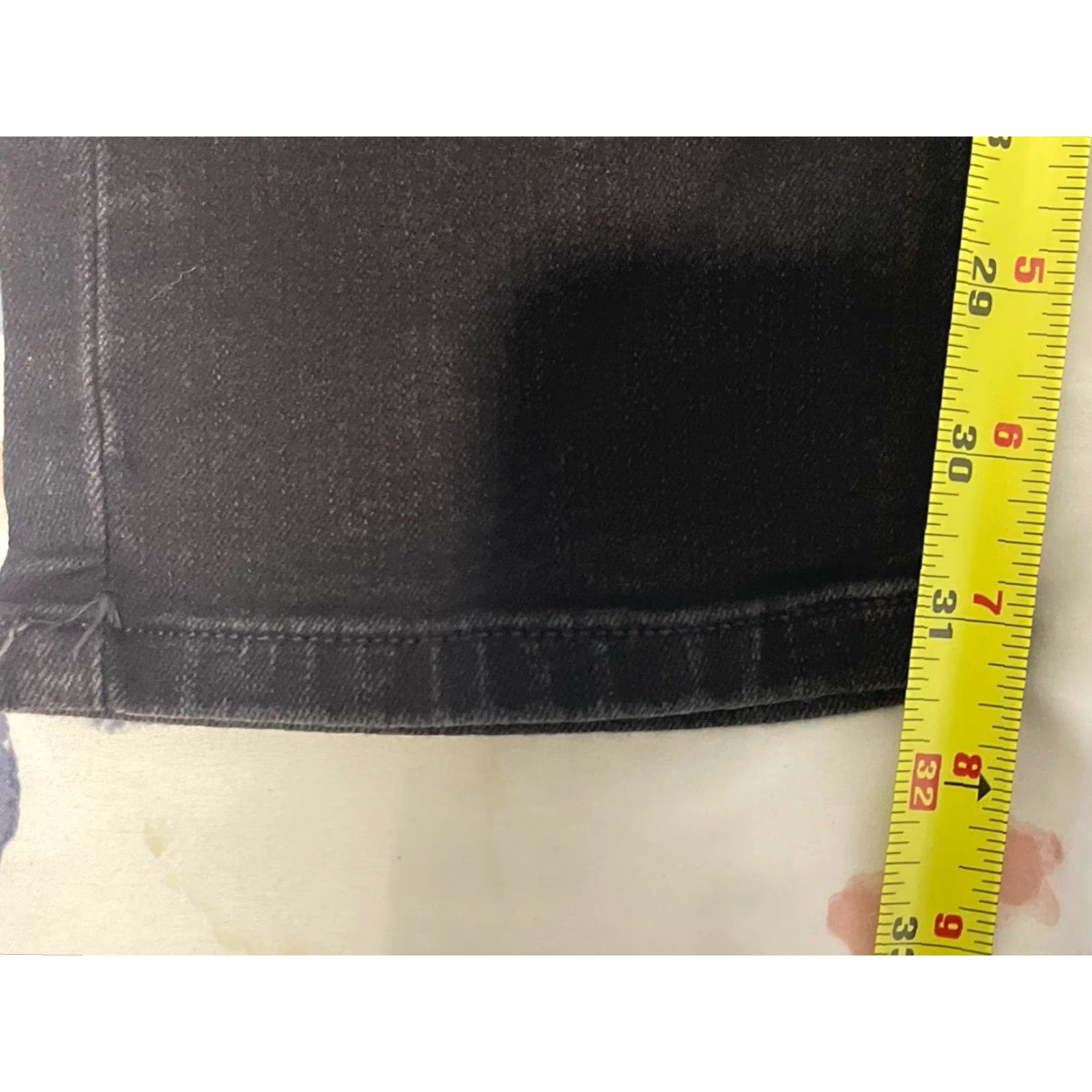 Paige Paige Lennox Jeans Slim 29x31.5 Black Fade Denim Mens Straight Stretch 5-Pocket Zip Button Logo USA Belt Not Included Size US 29 - 7 Thumbnail