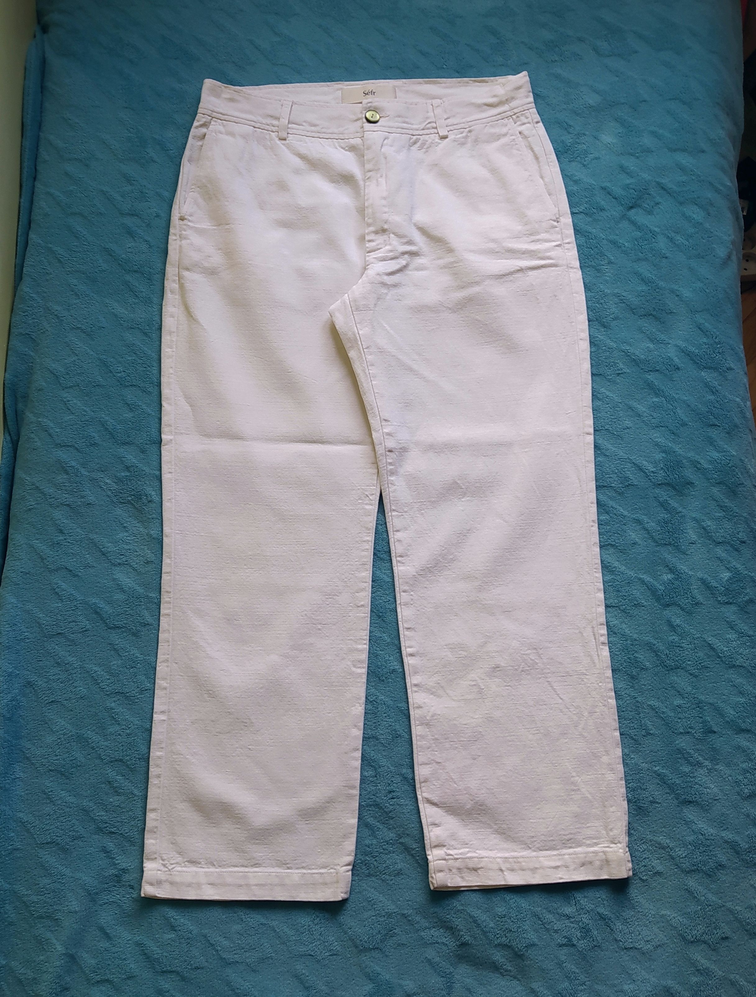 Sefr Séfr "Mike" textured trousers XL cropped fit Size US 36 / EU 52 - 1 Thumbnail