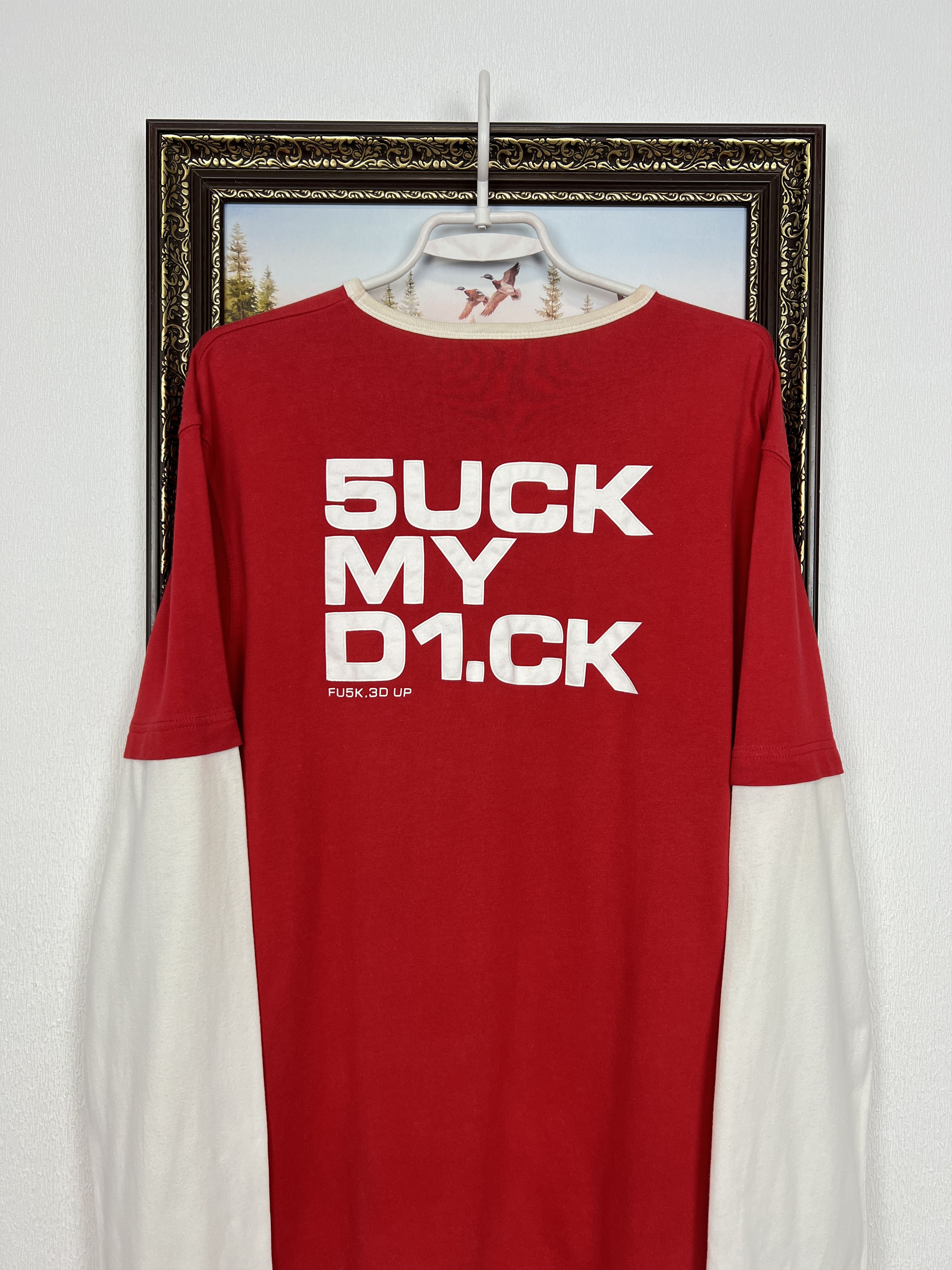 Vintage Vintage Fishbone 5uck My D1ck Tee Shirt Spell Out Size US L / EU 52-54 / 3 - 12 Thumbnail