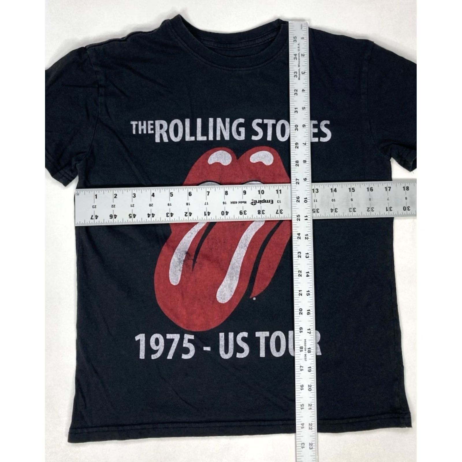 Etro VINTAGE The Rolling Stones T-Shirt Women XS Black Retro Music Shirt | XS | Black | Women | The Rolling Stones | T-Shirt | Short Sleeve | Crew Neck Size XS / US 0-2 / IT 36-38 - 5 Thumbnail