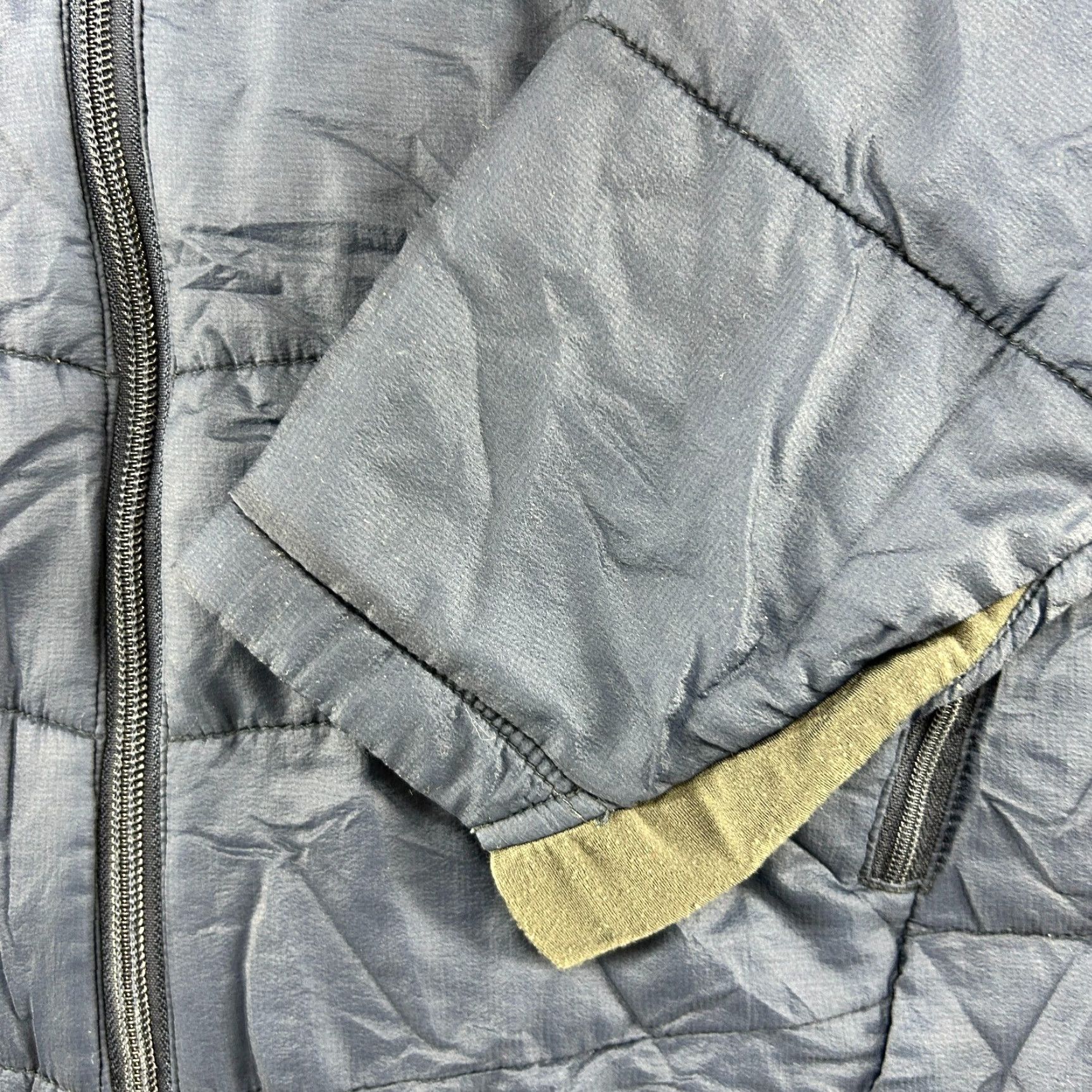 Montbell VINTAGE Montbell Jacket Womens M Blue Navy Puffer Full Zip Quilted Polyester Y2K Size M / US 6-8 / IT 42-44 - 6 Thumbnail