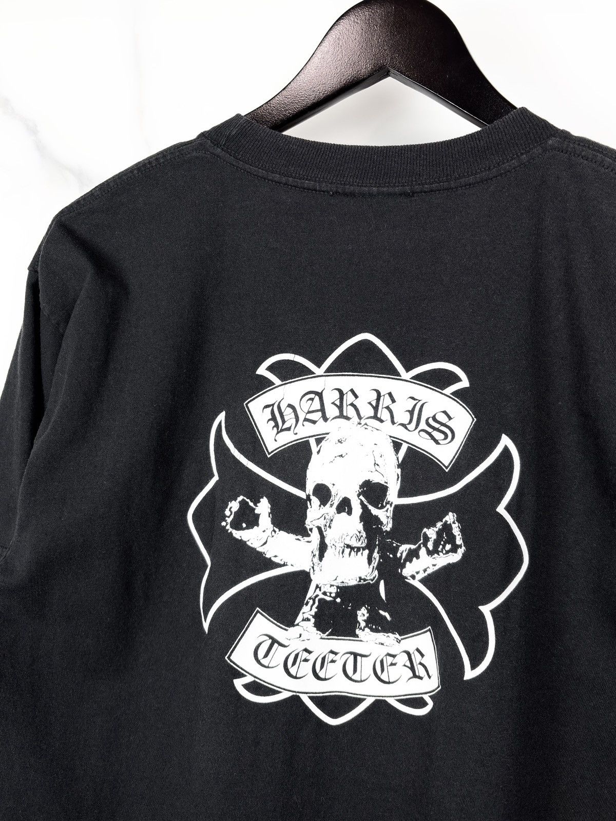 Chrome Hearts Chrome Hearts Vintage Foti Skull Harris Teeter Pocket Tshirt Size US L / EU 52-54 / 3 - 3 Thumbnail