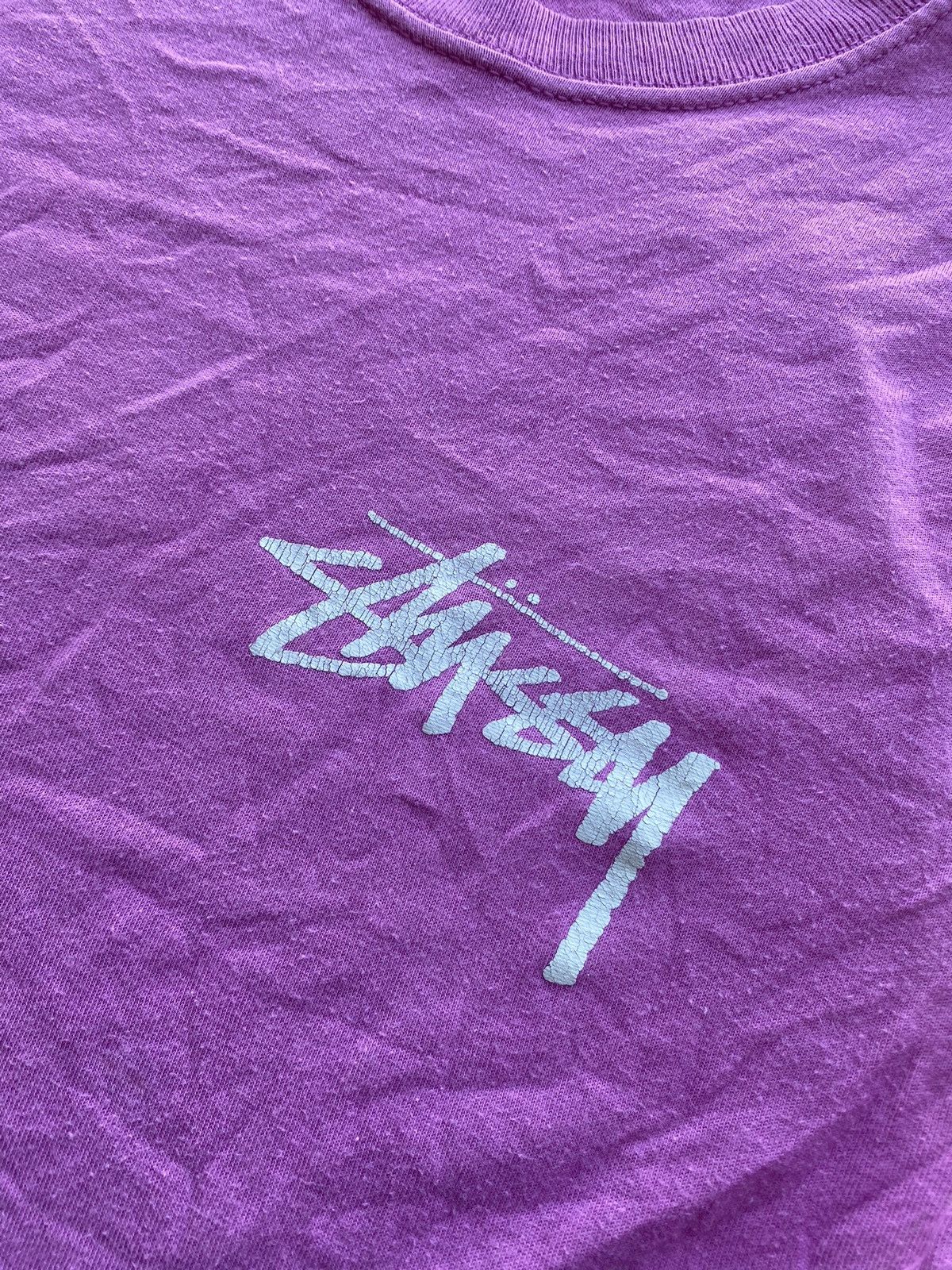 Stussy 🔥00s Stussy American Classics Pink Tee mens S Size US S / EU 44-46 / 1 - 6 Thumbnail