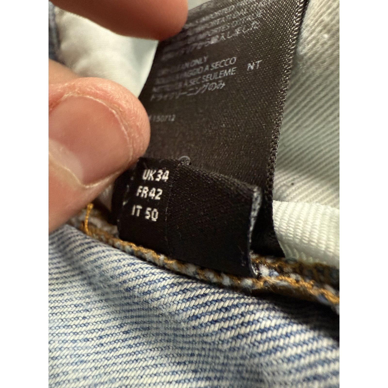 Amiri Amiri Jeans Light Wash Splatter Thrasher Used 34 (Tailored) Size US 34 / EU 50 - 6 Thumbnail
