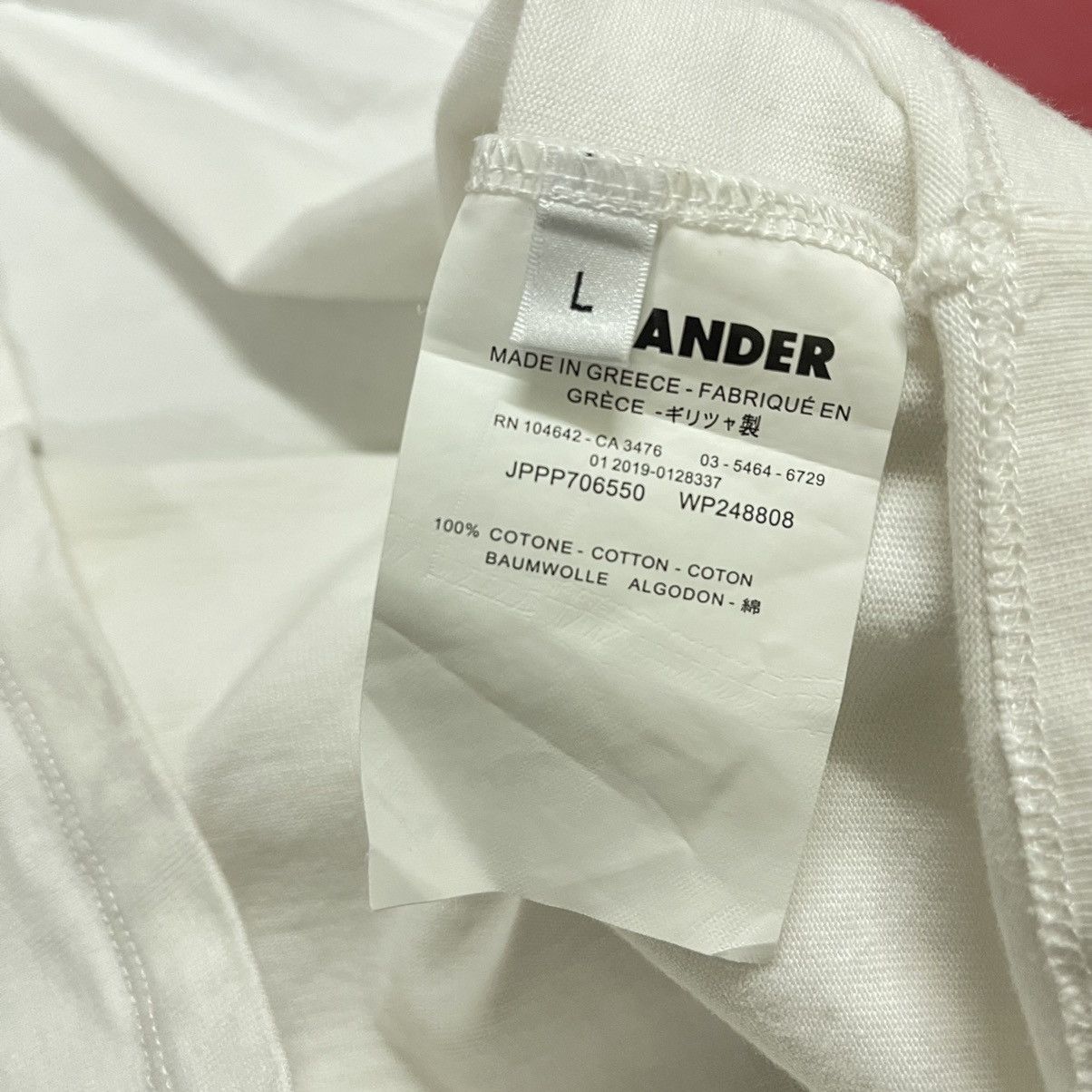 Jil Sander Jil Sander Double Pocket Tshirt Size US XL / EU 56 / 4 - 5 Thumbnail