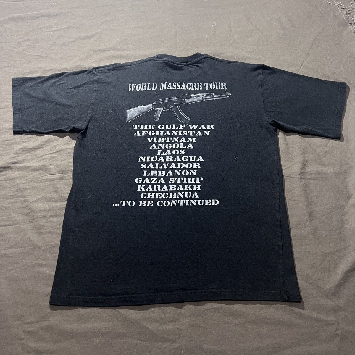 Vintage Vintage Y2K AK47 Kill Tour Promo Tee L Gun military Size US L / EU 52-54 / 3 - 7 Thumbnail