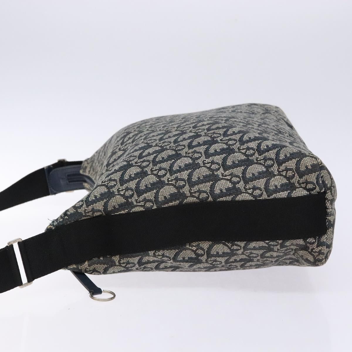 Dior DIOR Trotter Canvas Shoulder Bag Navy Silver Size ONE SIZE - 5 Thumbnail