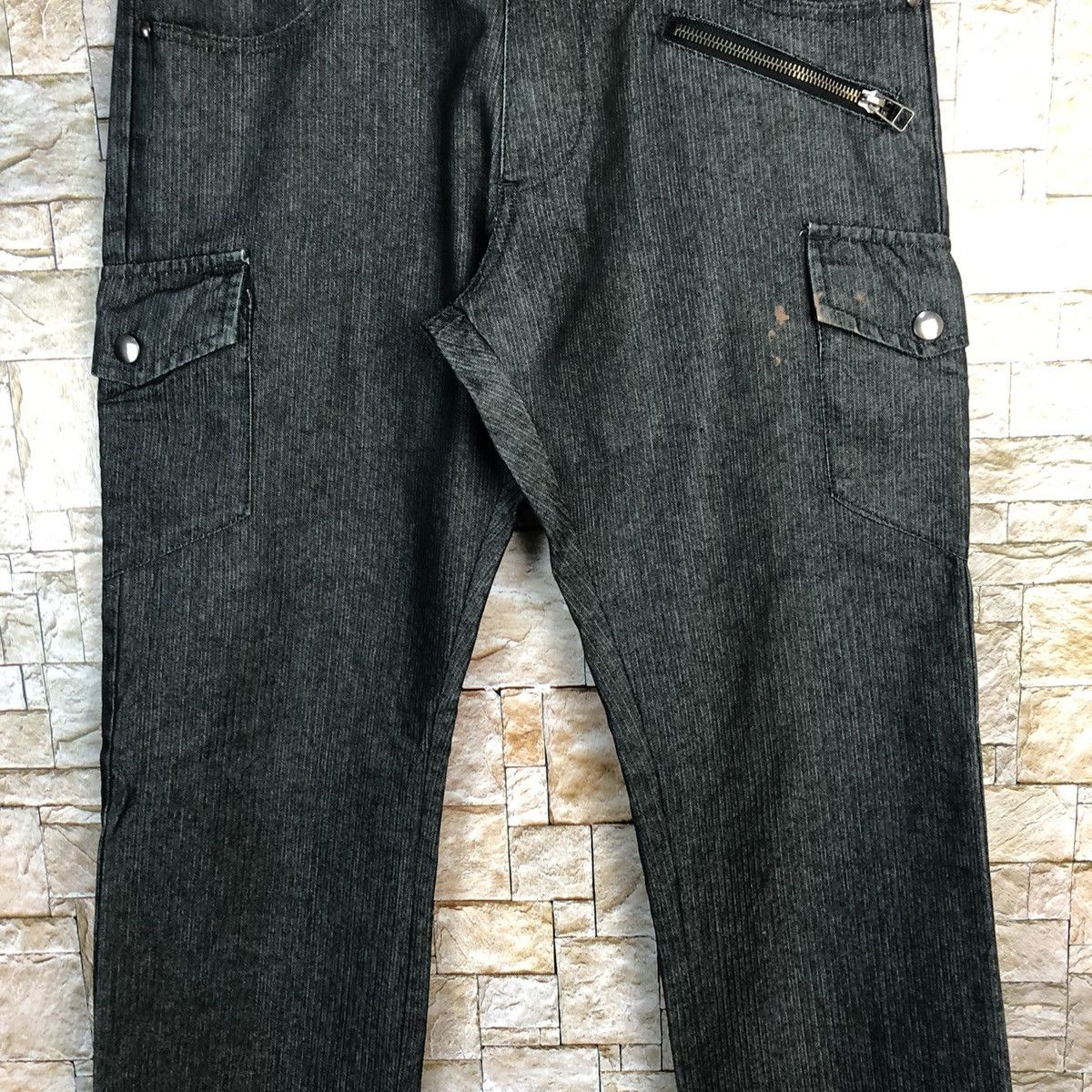 Japanese Brand Avail Dark Blue Cargo Multipocket Pants #A324 Size US 30 / EU 46 - 6 Thumbnail