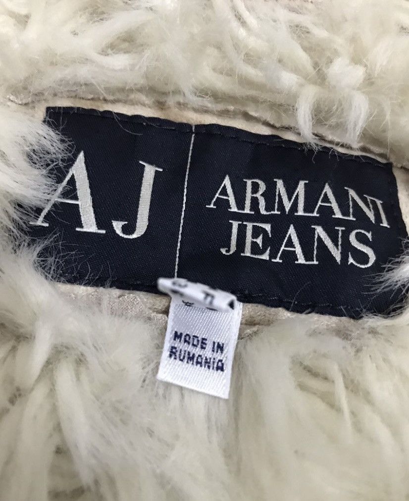 Armani Armani Jeans Suede Leather jacket Faux Fur Collar Size US S / EU 44-46 / 1 - 6 Thumbnail