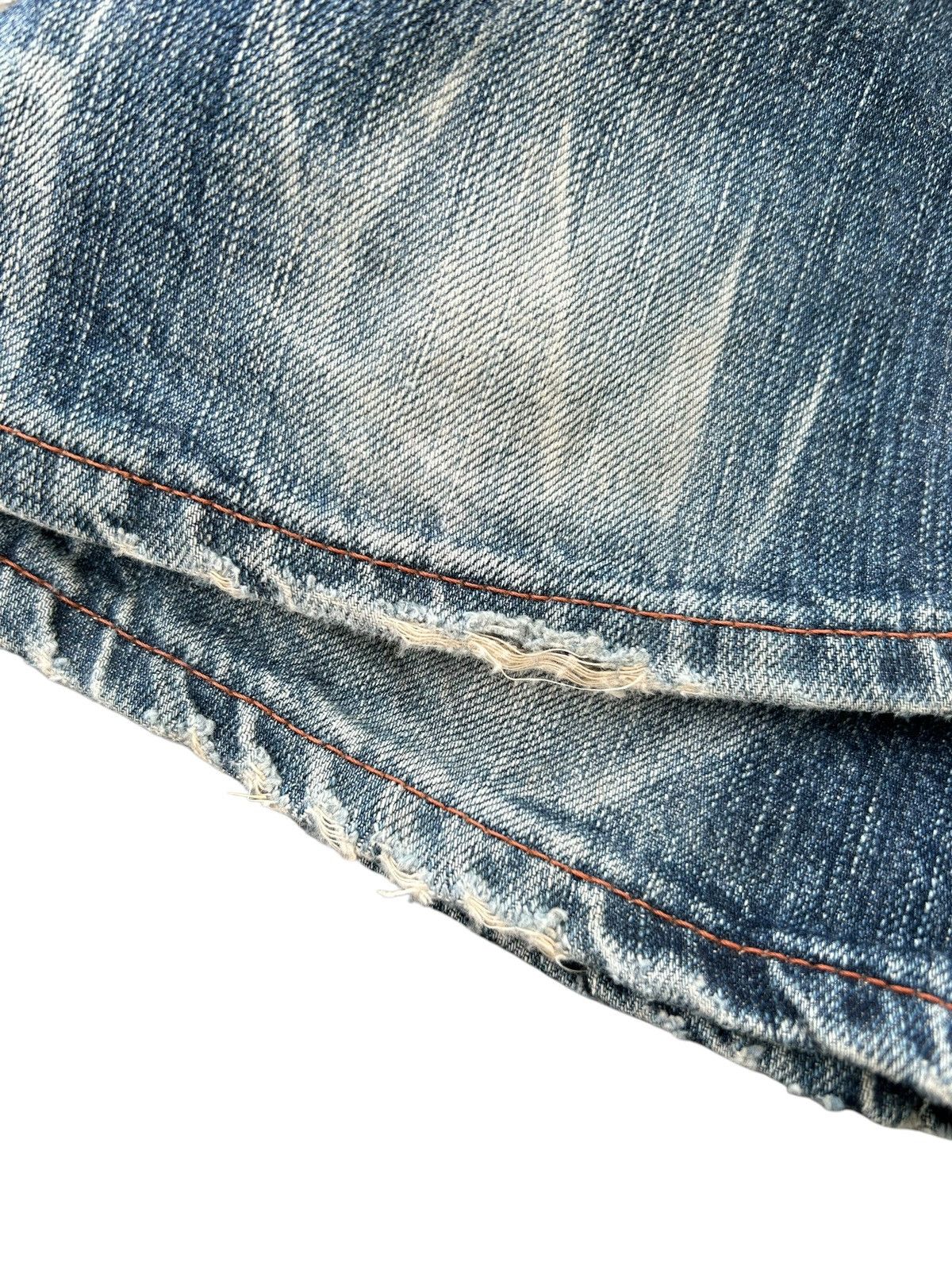 Edwin × Japanese Brand EDWIN BLUE TRIP HIPPIES STYLE DENIM 🌈☠️☠️ Size US 30 / EU 46 - 15 Thumbnail