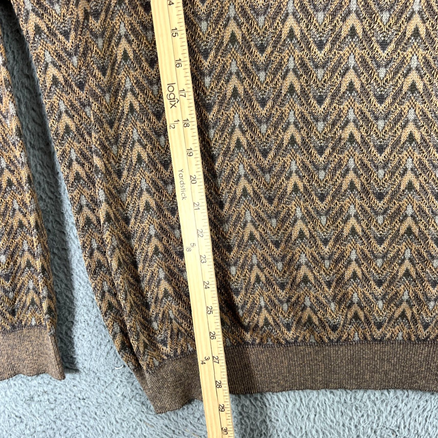 Vintage VINTAGE Tricots St Raphael Knit Sweater Mens L Large Geometric 3D Design USA MADE Streetwear? Size US L / EU 52-54 / 3 - 4 Thumbnail