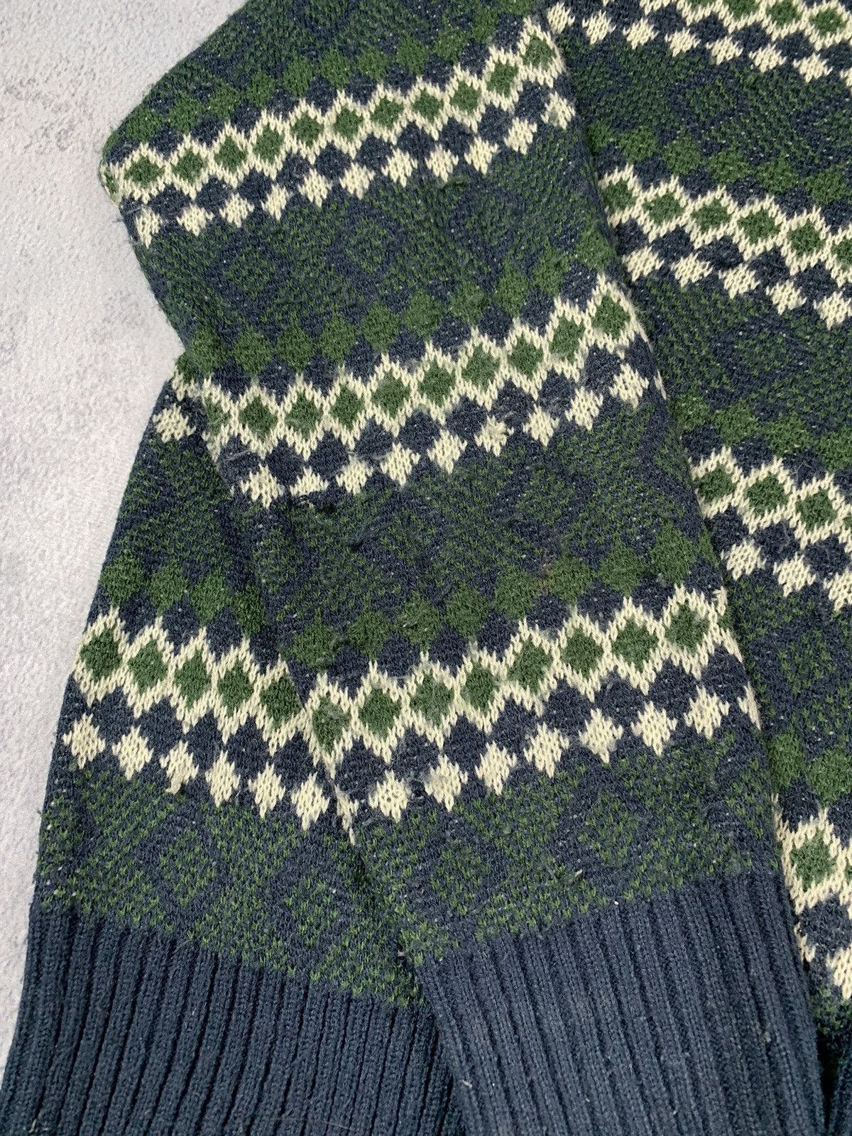 Vintage Vintage 90s Coloured knit striped sweater streetwear size L Size L / US 10 / IT 46 - 5 Thumbnail