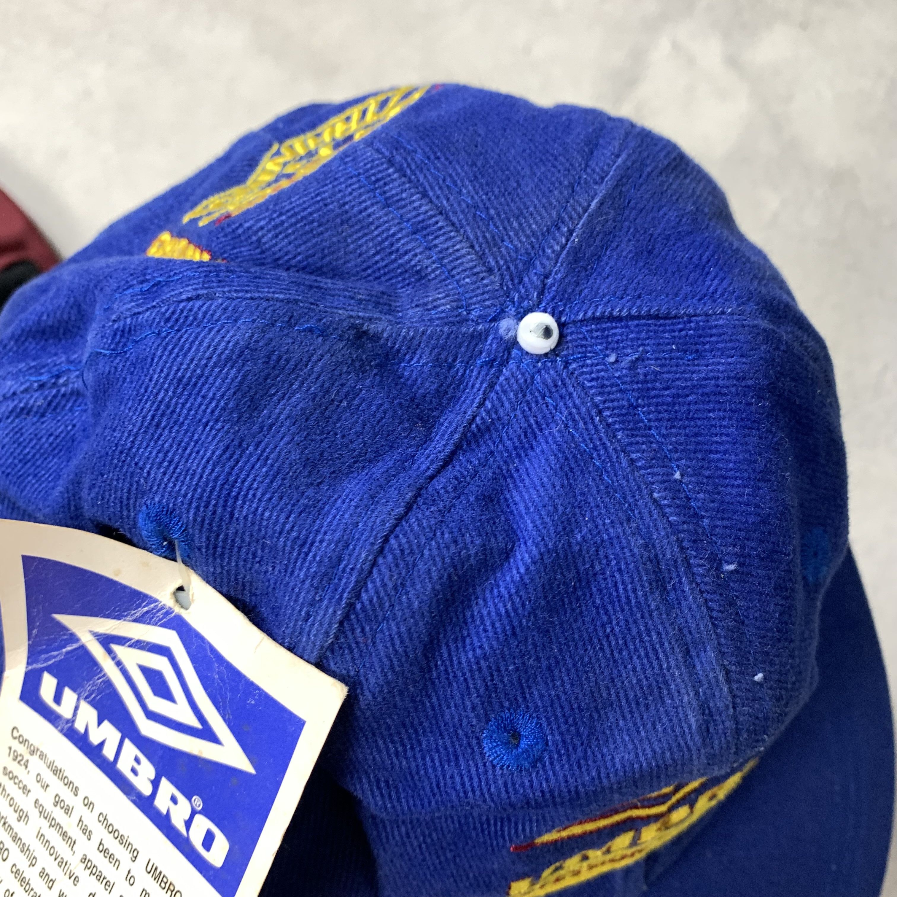 Umbro Vintage 90s Umbro Pro Training Hat Cap Size ONE SIZE - 5 Thumbnail