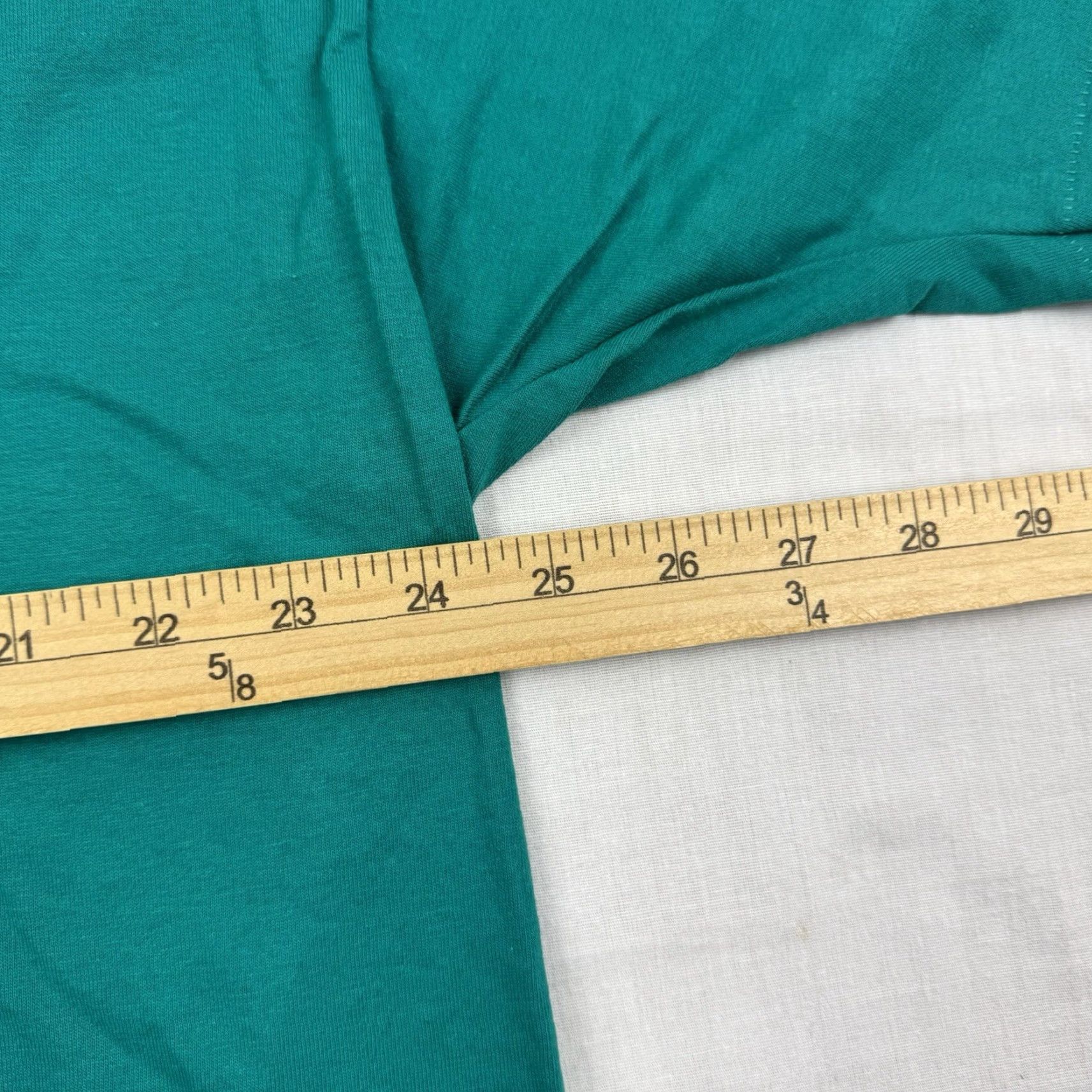 Hanes Vintage Hanes Men's 90s Blue T-Shirt 2XL Short Sleeve Crew Neck Solid Downtown Newberry SC Size US XXL / EU 58 / 5 - 7 Thumbnail
