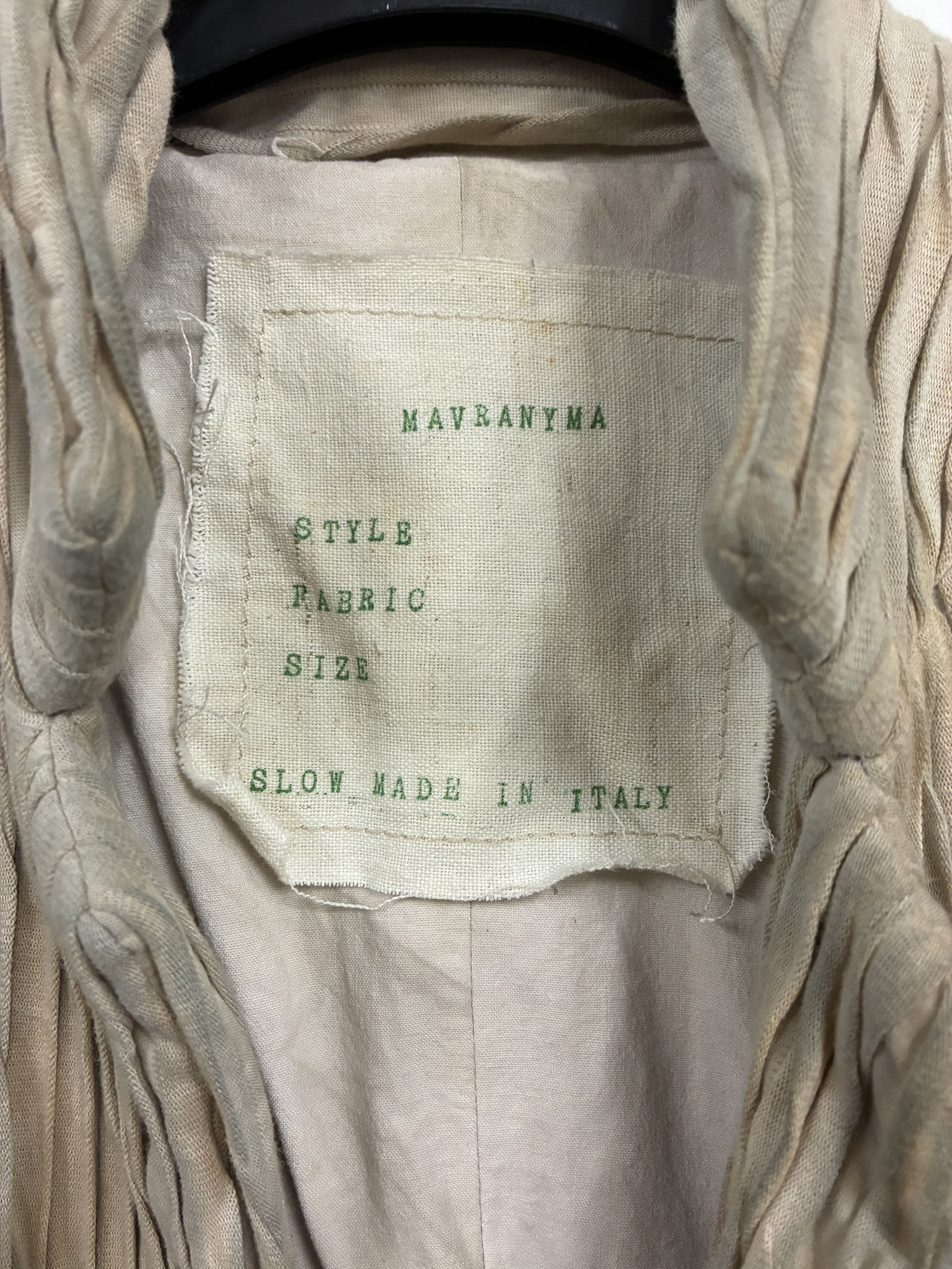 Mavranyma MAVRANYMA - ex. 1/1 - Sand - Pleated hand dyed jacket Size US S / EU 44-46 / 1 - 6 Thumbnail