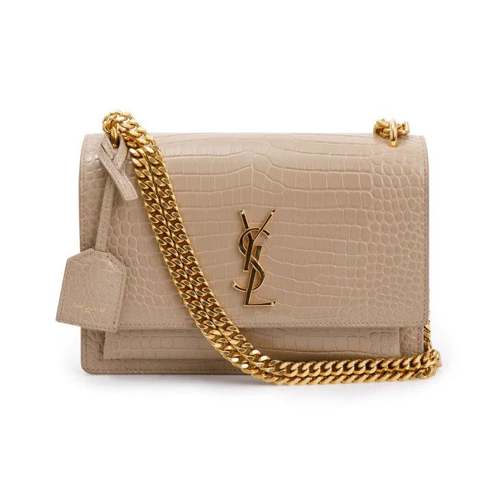 Saint Laurent Paris o1s1wg110125 442906 Size: OS / Medium Shoulder Bag in Beige Size ONE SIZE - 1 Thumbnail