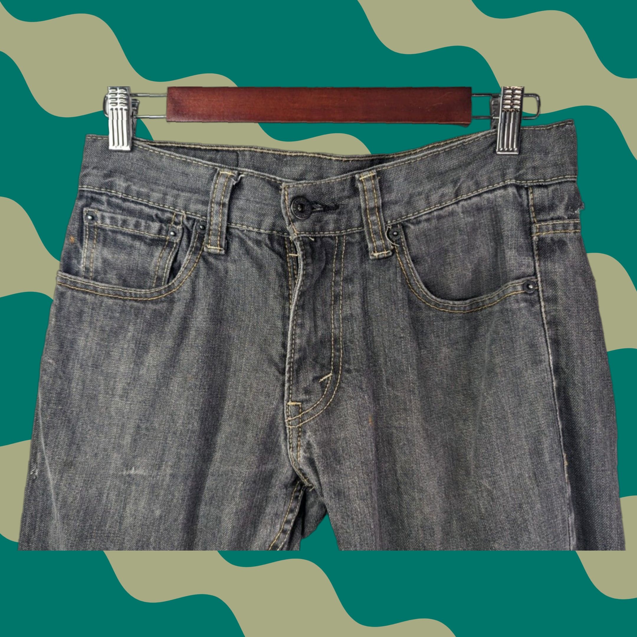 Levi's Levi's 511 Jeans Men 30x32 Gray Distressed 5-Pocket Skinny Denim Cotton Zip Size US 30 / EU 46 - 1 Thumbnail
