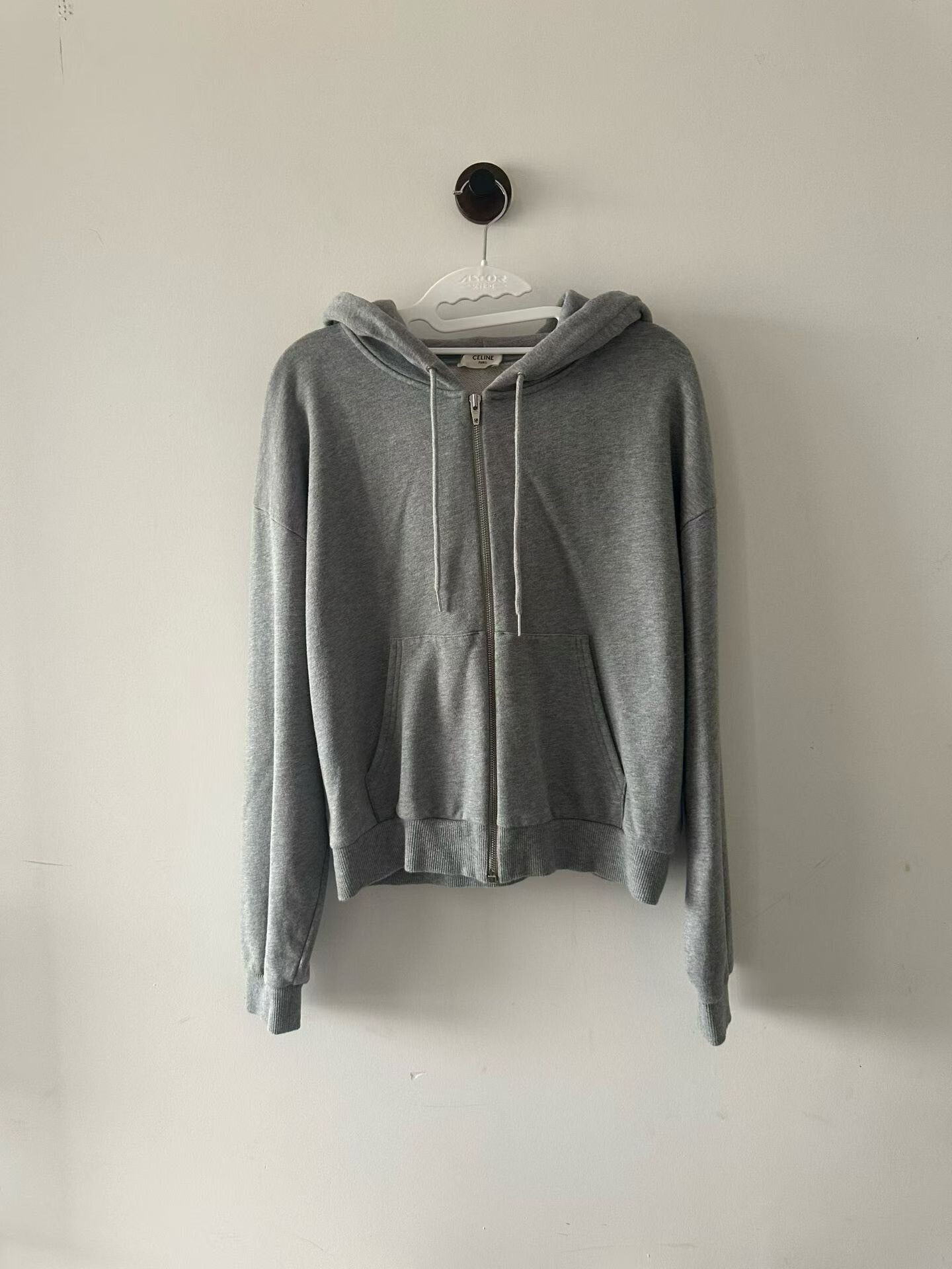 Celine Celine Logo Zipper Hoodie Size US M / EU 48-50 / 2 - 1 Thumbnail