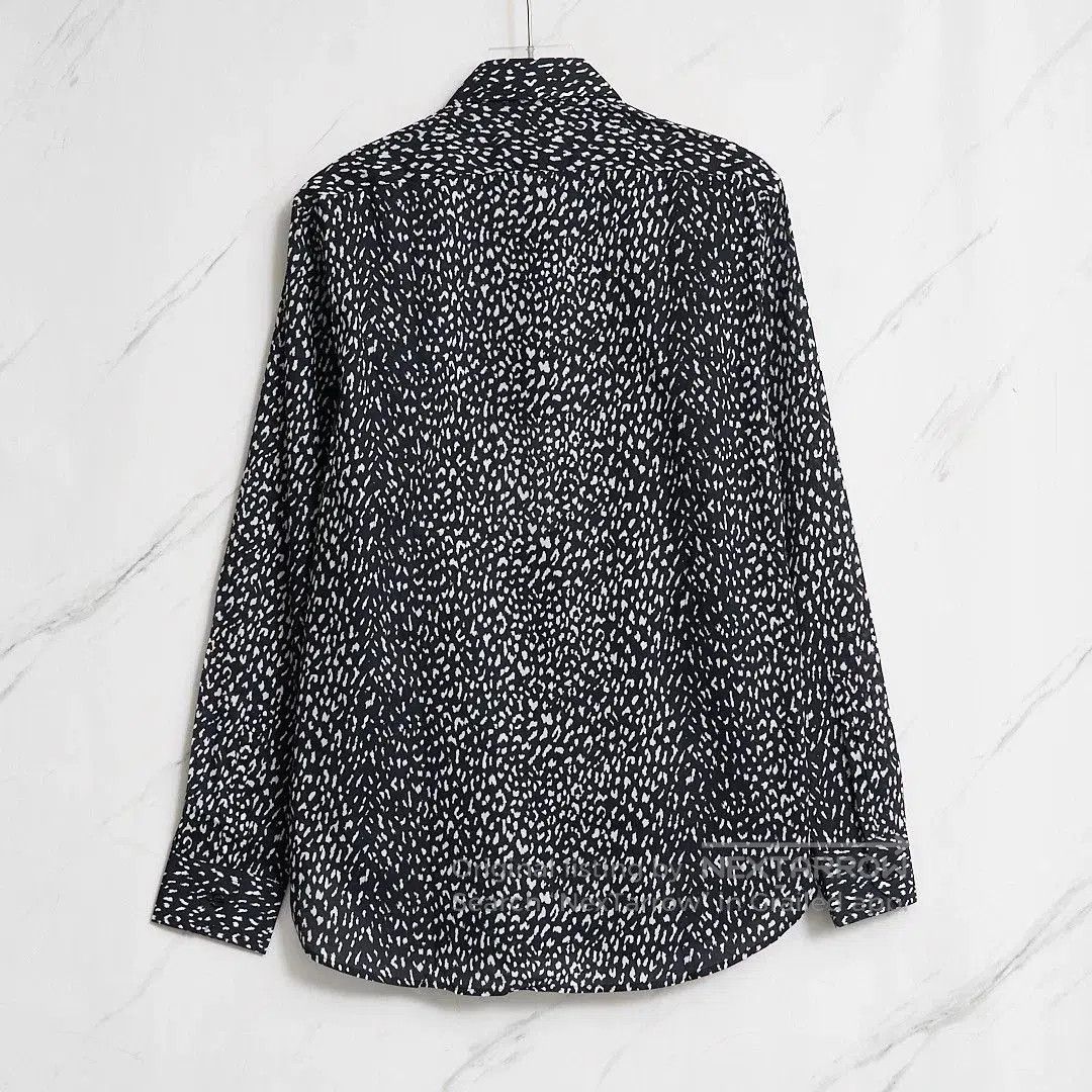 Saint Laurent Paris Saint Laurent Polka Dot Long-Sleeve Shirt. Size US XXS / EU 40 - 4 Thumbnail
