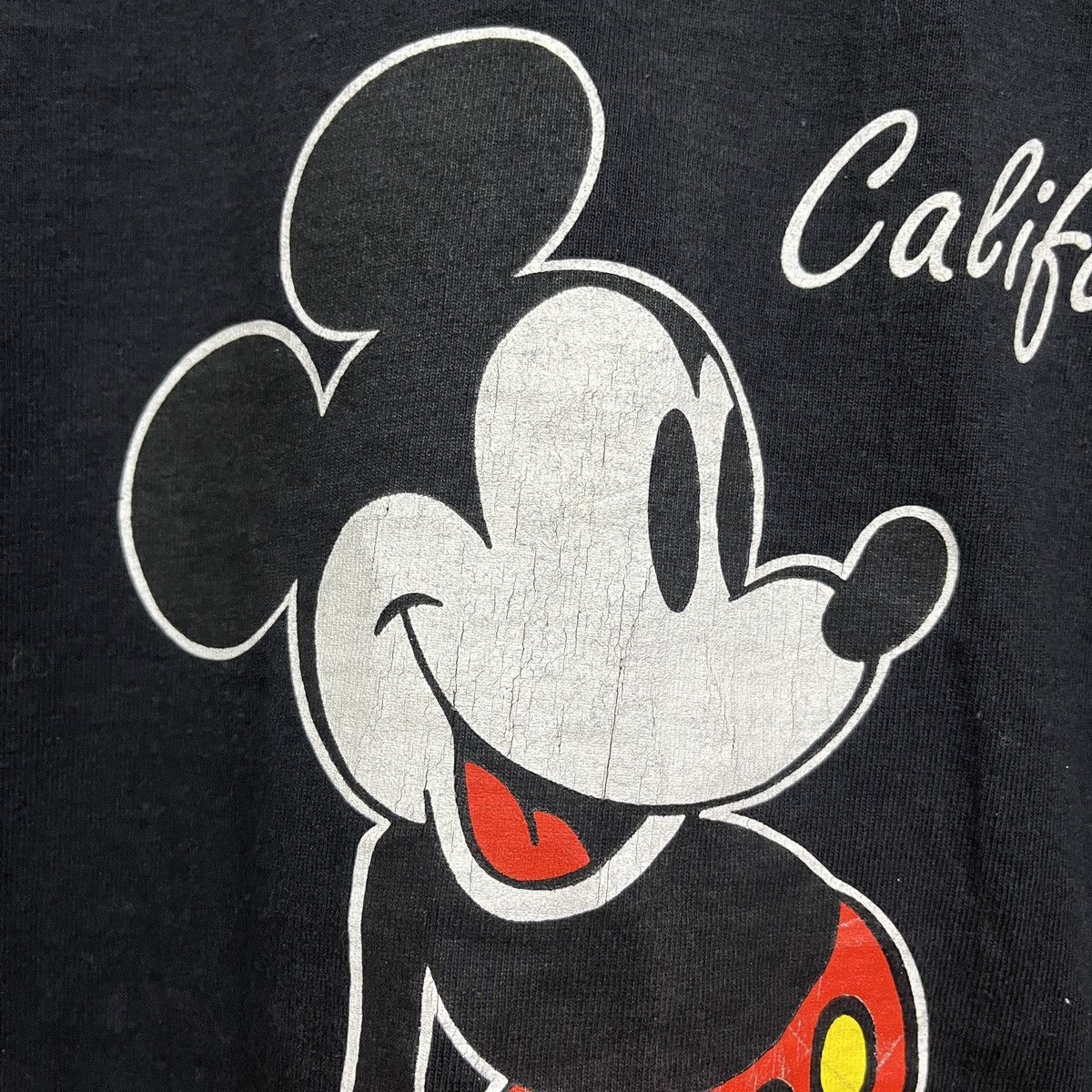 Disney Vintage Grails Mickey Mouse California Genius USA TShirt Size US L / EU 52-54 / 3 - 11 Thumbnail