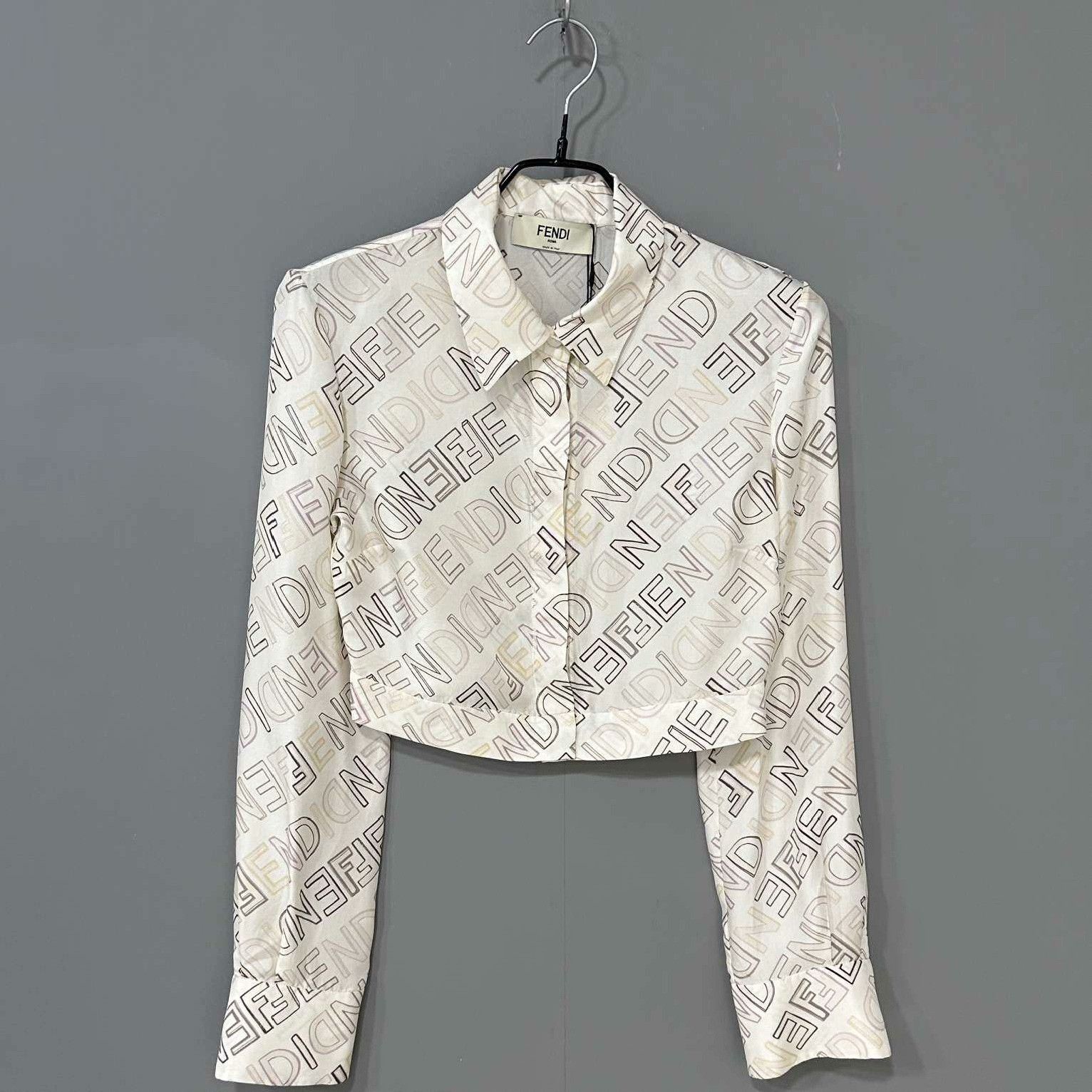 Fendi Fendi Silk Button Up S Women Size S / US 4 / IT 40 - 1 Thumbnail