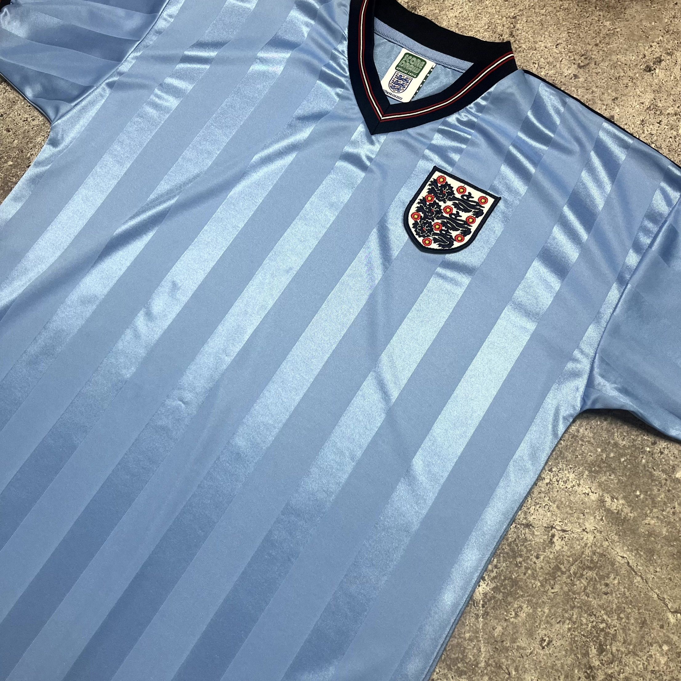 Other England Football Jersey Score Draw Blue T-Shirt Size XL Size US XL / EU 56 / 4 - 3 Thumbnail