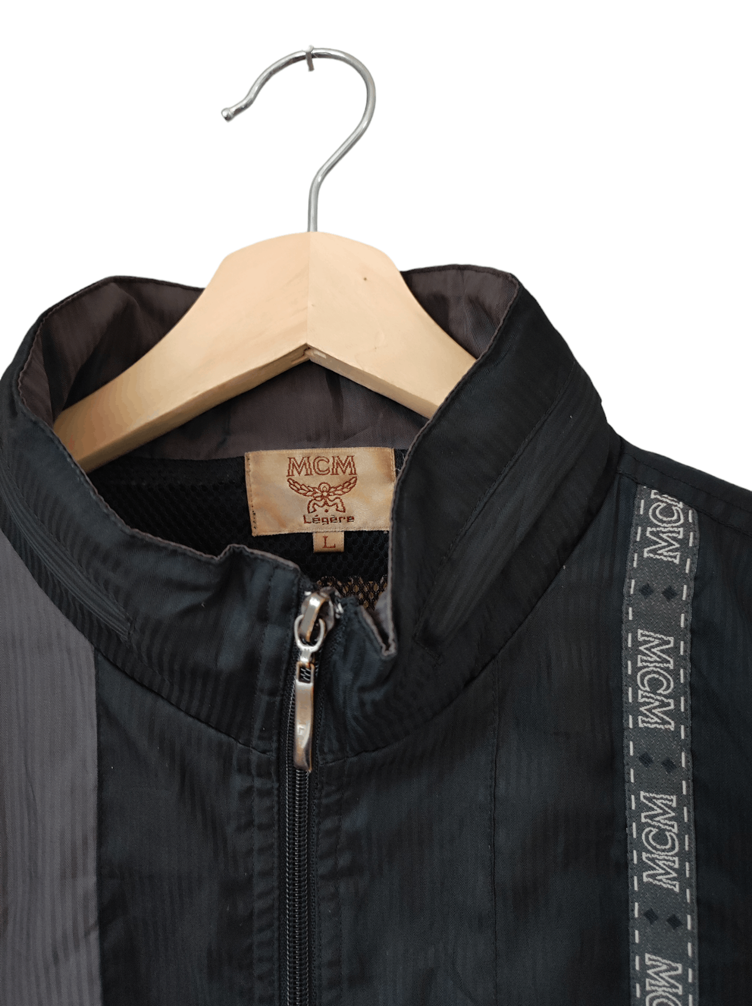 MCM × Vintage 90s MCM Legere Mode creation Munich Light Full zipper jacket Size US L / EU 52-54 / 3 - 4 Thumbnail