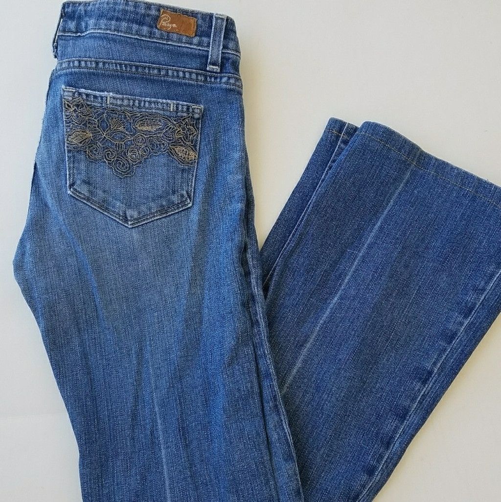 Paige Paige jeans Laurel Canyon style boot leg sz 29 Size 29" - 1 Thumbnail
