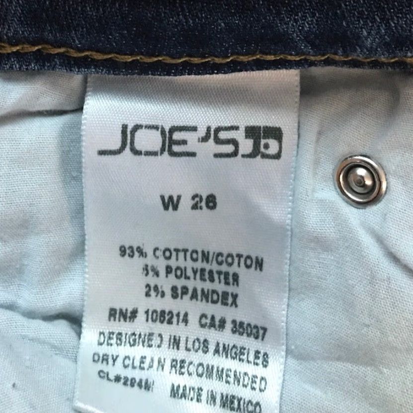 Vintage Joes Jeans Jeans Womens Cropped Denim Blue Medium Wash Stretch Size 26 Size 26" / US 2 / IT 38 - 8 Thumbnail