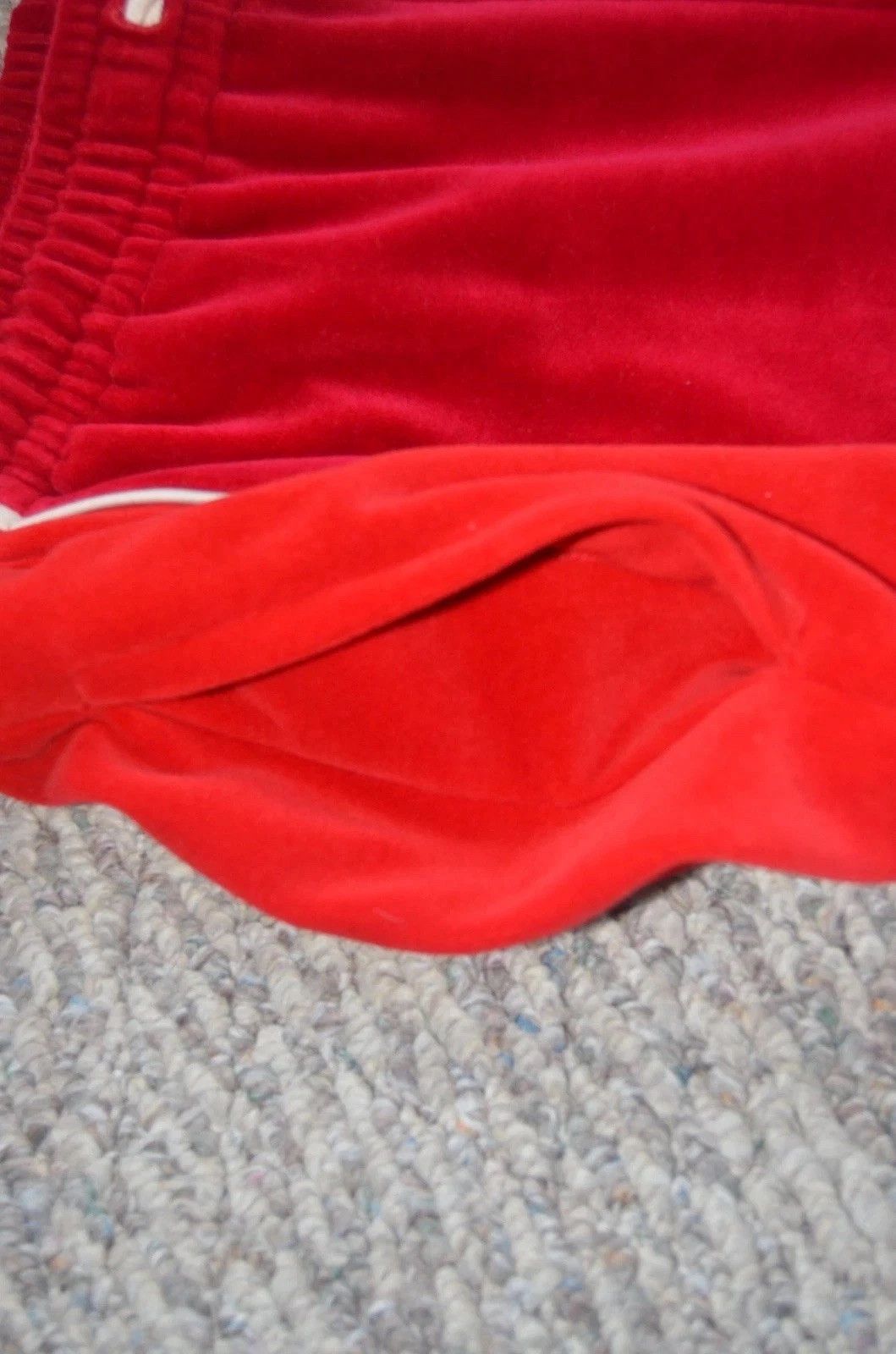 Gucci Gucci GG Velvet Track Pants Red White Logo XL Size 25" / US 0 / IT 36 - 7 Thumbnail