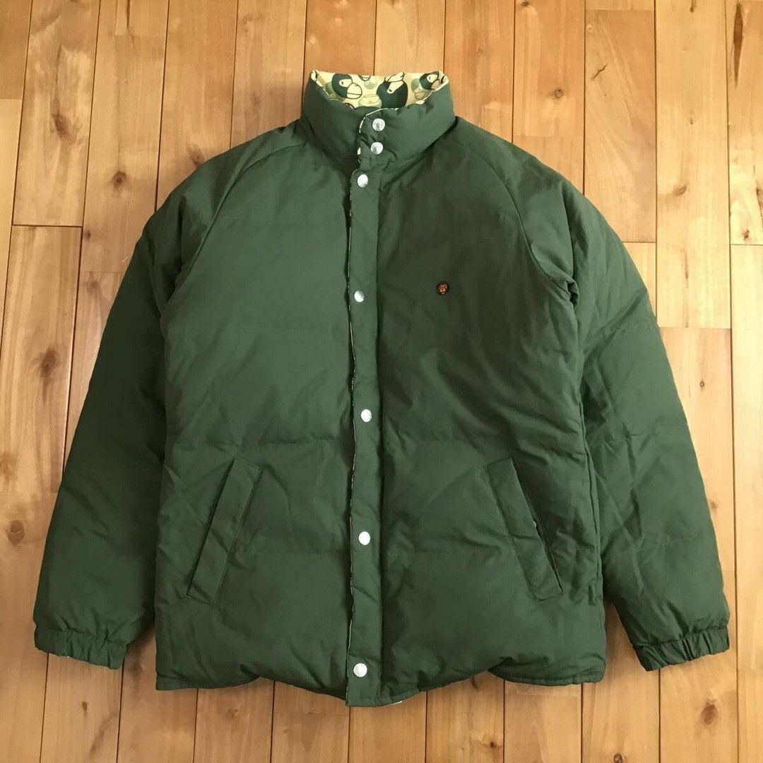 Bape 🔥Reversible🔥 BAPE Puffer Down Jacket Milo Camo a bathing ape Size US S / EU 44-46 / 1 - 5 Thumbnail