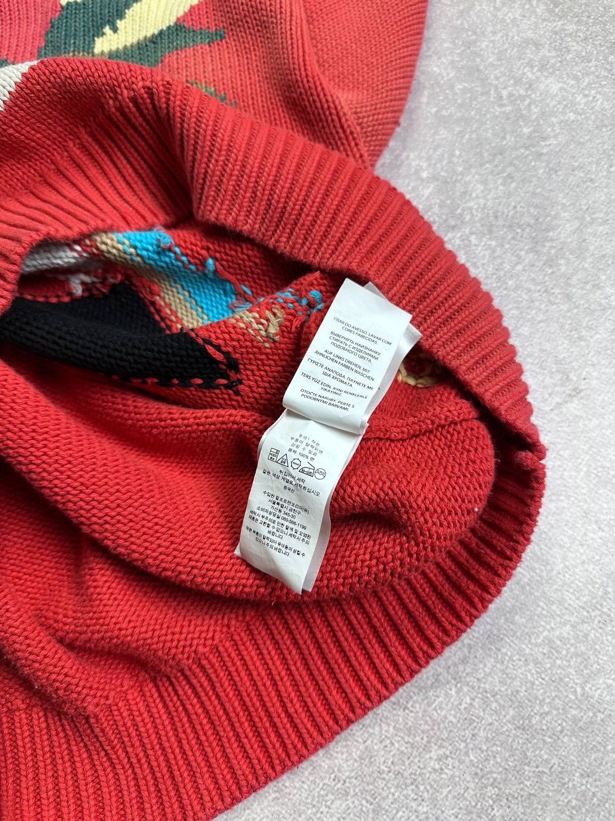 Polo Ralph Lauren Vintage Polo Ralph Lauren RL 20 Graphic Knit Sweter Cropped Size US M / EU 48-50 / 2 - 6 Thumbnail