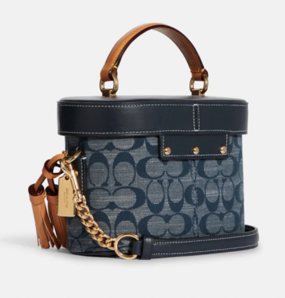 Coach Coach C8165 Gold/Denim Multi Kay Crossbody Size ONE SIZE - 2 Thumbnail