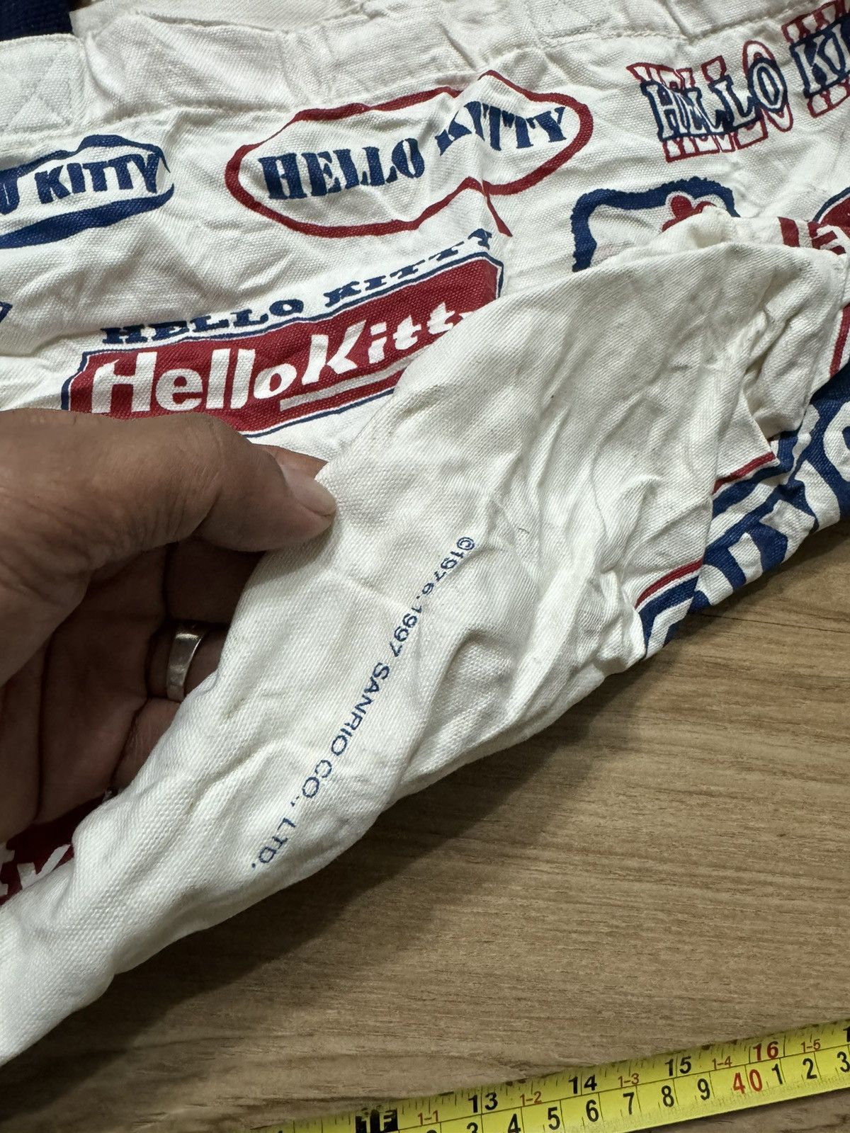Hysteric Glamour × Japanese Brand VINTAGE HELLO KITTY HYSTERIC STYLE TOTE BAG Size ONE SIZE - 2 Thumbnail