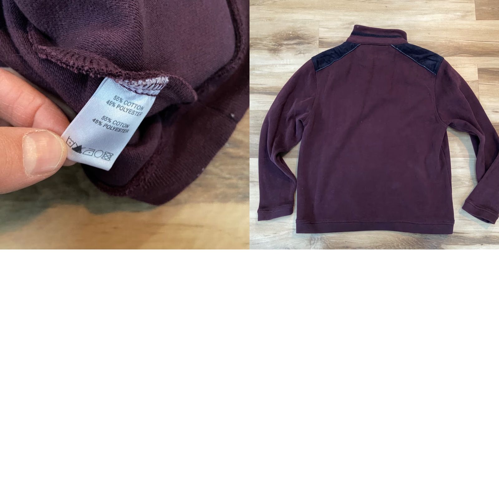 Vintage VINTAGE Nichoby by Age of Wisdom Sweater Mens XL Burgundy 1/4 Zip Mock Neck Snap Shirt Size US XL / EU 56 / 4 - 8 Thumbnail