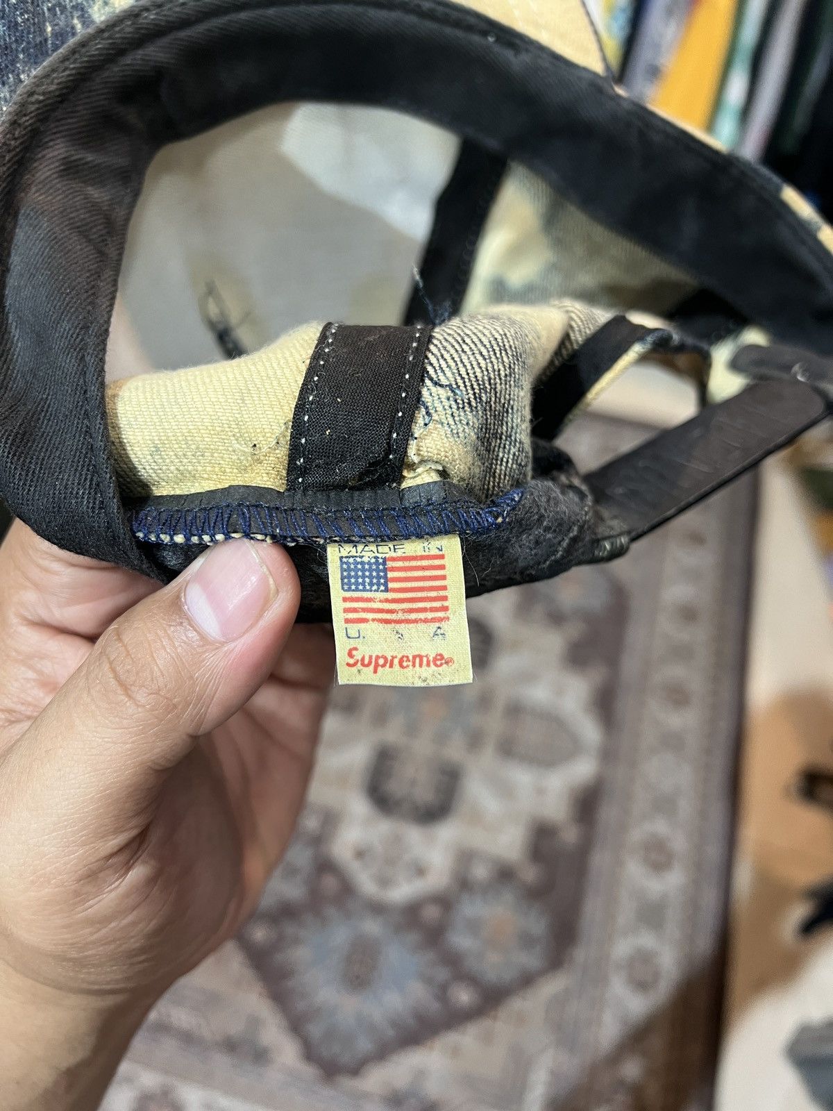 Supreme Supreme bleached denim hat Size ONE SIZE - 8 Thumbnail