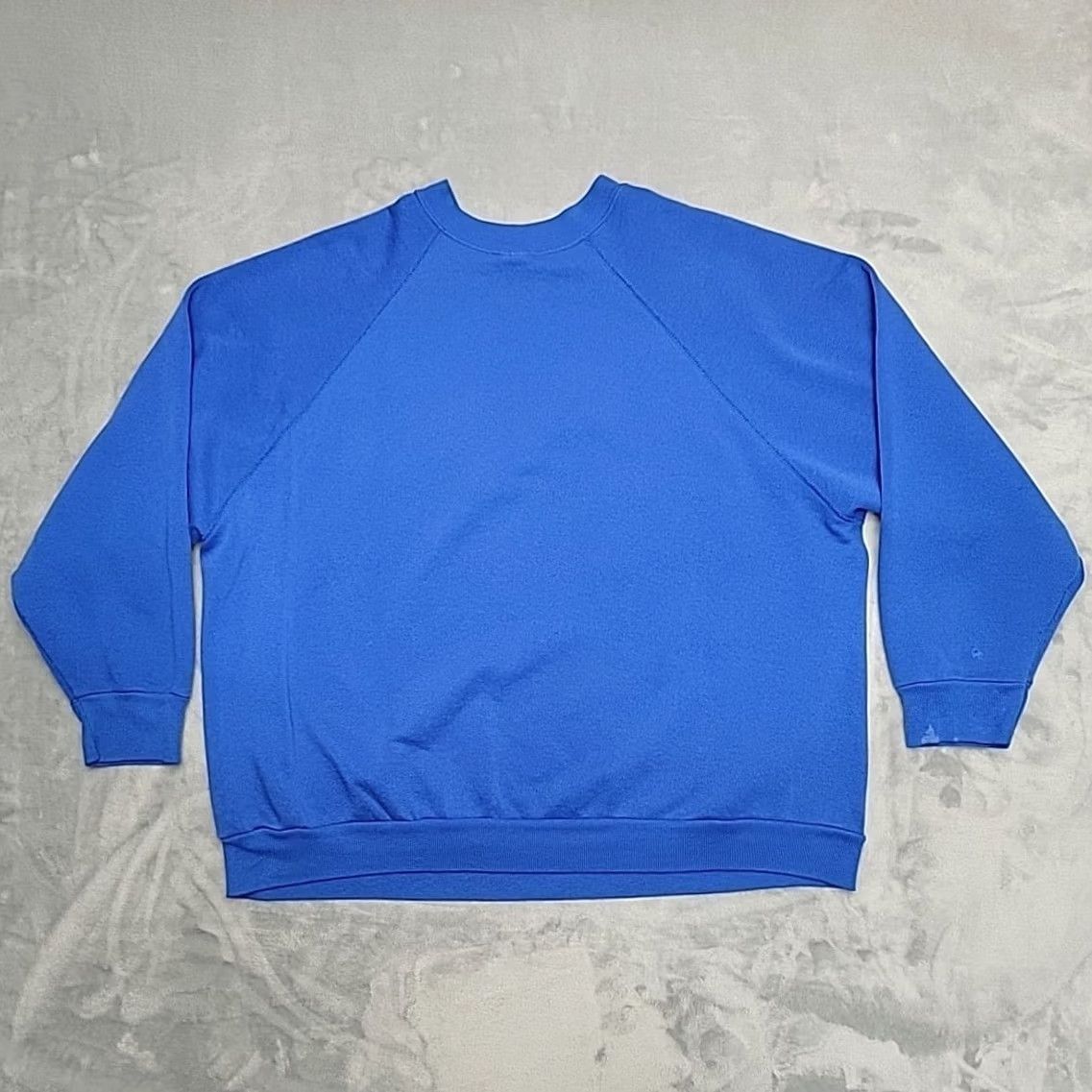 McGregor VTG MacGregor Sweatshirt Women 2XL Blue Crewneck Pullover Cotton Polyester Fleece Solid 80s 70s Made in USA Womens Size XXL / US 16-18 / IT 52-54 - 6 Thumbnail
