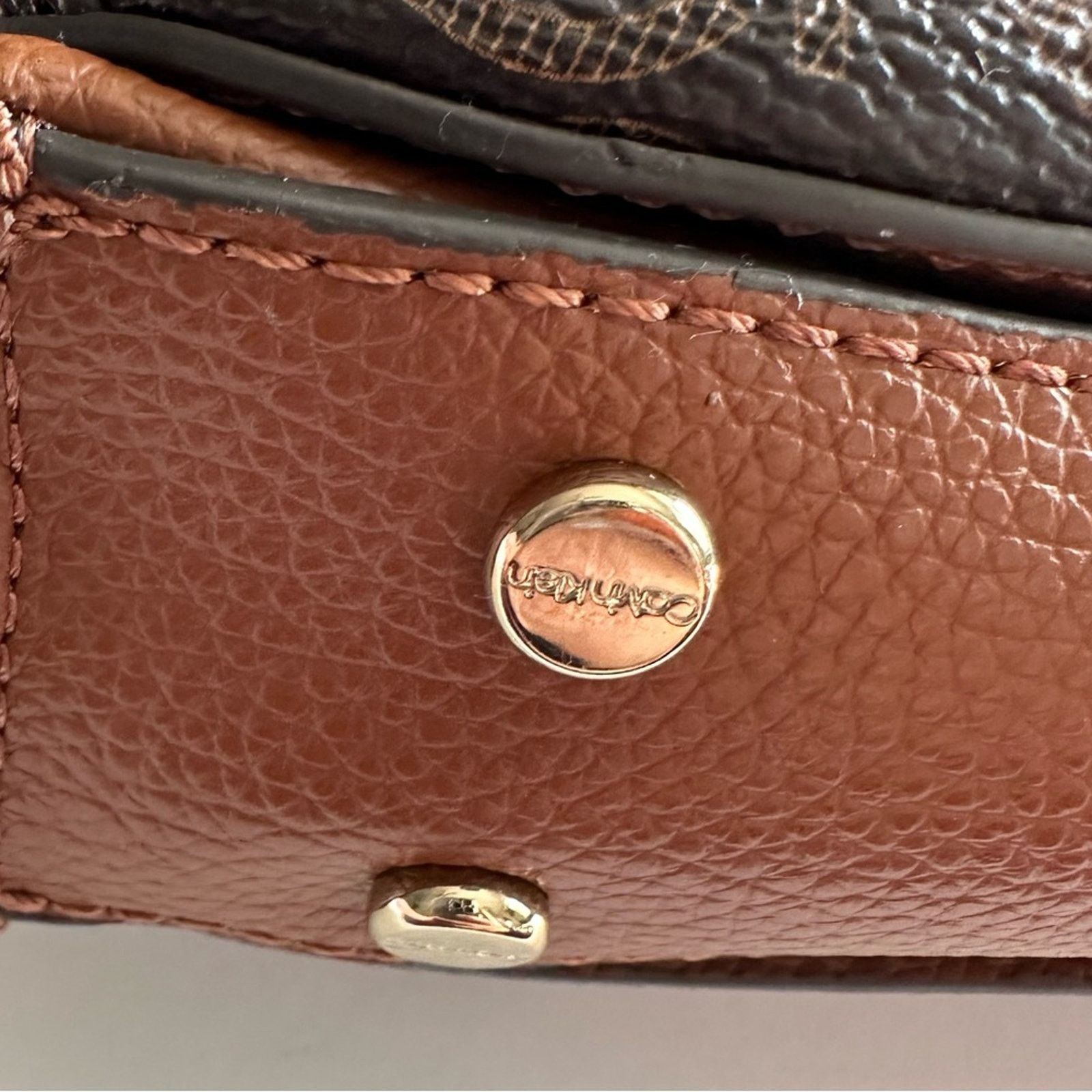 Calvin Klein New Original Calvin Klein Handbag Signature Square Satchel Size ONE SIZE - 8 Thumbnail