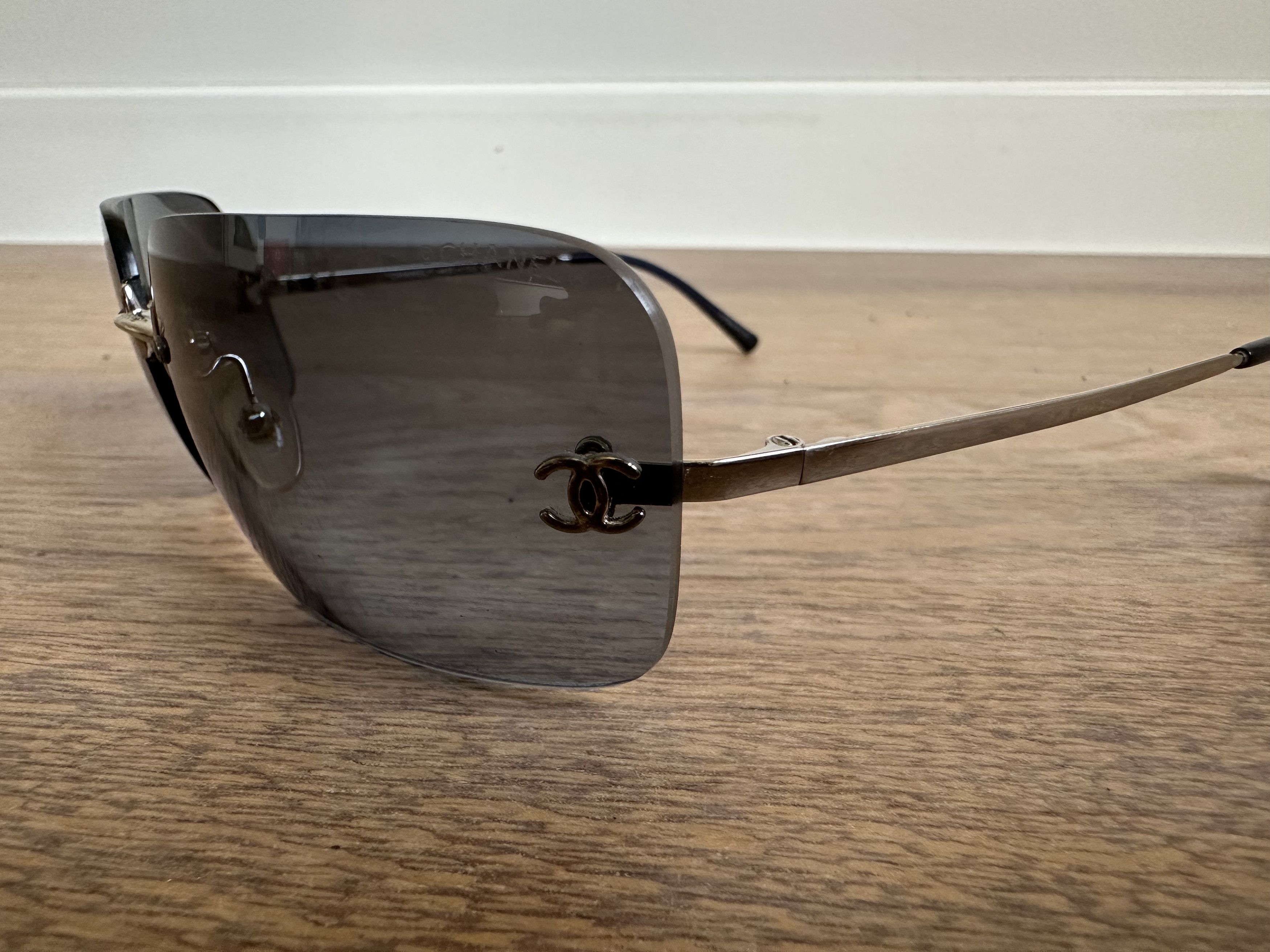 Chanel Chanel sunglasses rimless frame Dark Blue Size ONE SIZE - 3 Thumbnail