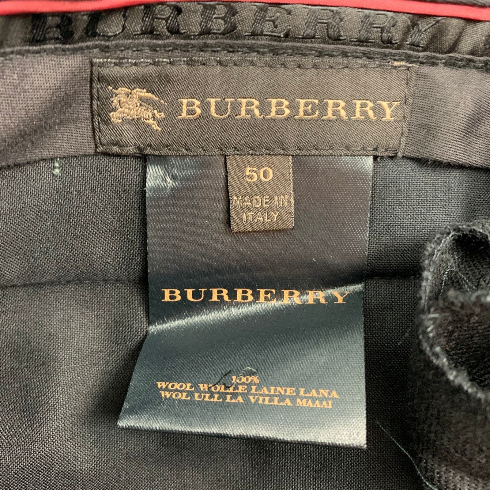 Burberry Prorsum BURBERRY PRORSUM Size 32 Black Wool Tuxedo Dress Pants Size US 32 / EU 48 - 4 Thumbnail