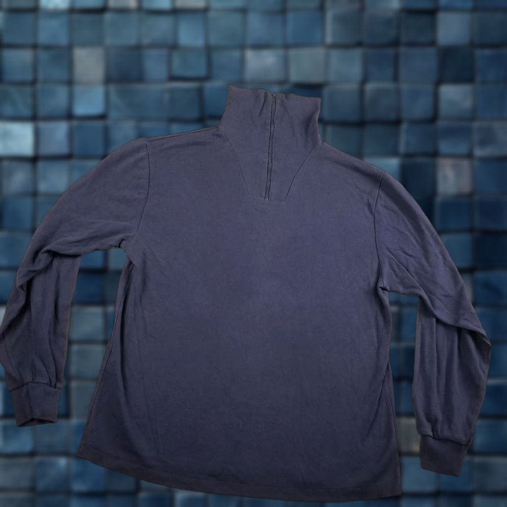 Eddie Bauer VINTAGE Eddie Bauer Sweatshirt Shirt Adult Large Blue Turtleneck Ski Mens Size US L / EU 52-54 / 3 - 1 Thumbnail