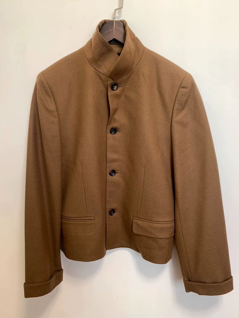 Comme des Garcons Comme Des Garcons Floral Collar Mocha Brown Suit Jacket Size M / US 6-8 / IT 42-44 - 3 Thumbnail